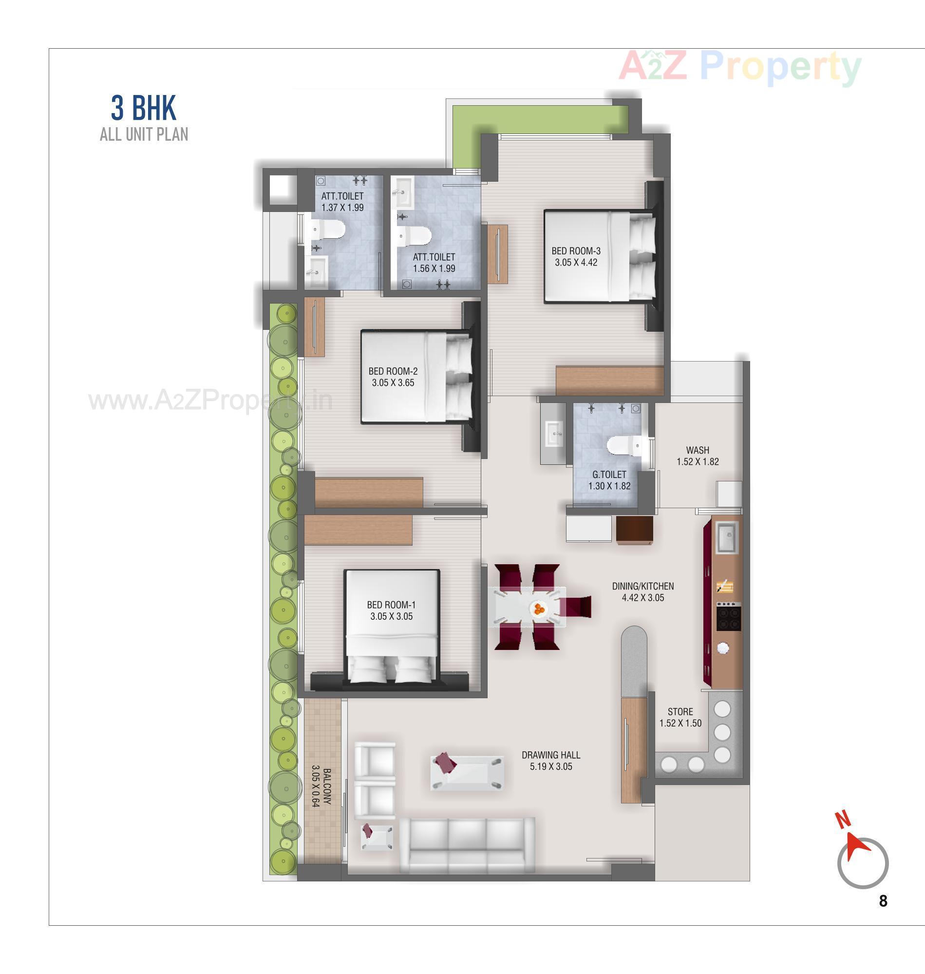 Layout of real estate project Uma Shivam located at Sola, Ahmedabad, Gujarat