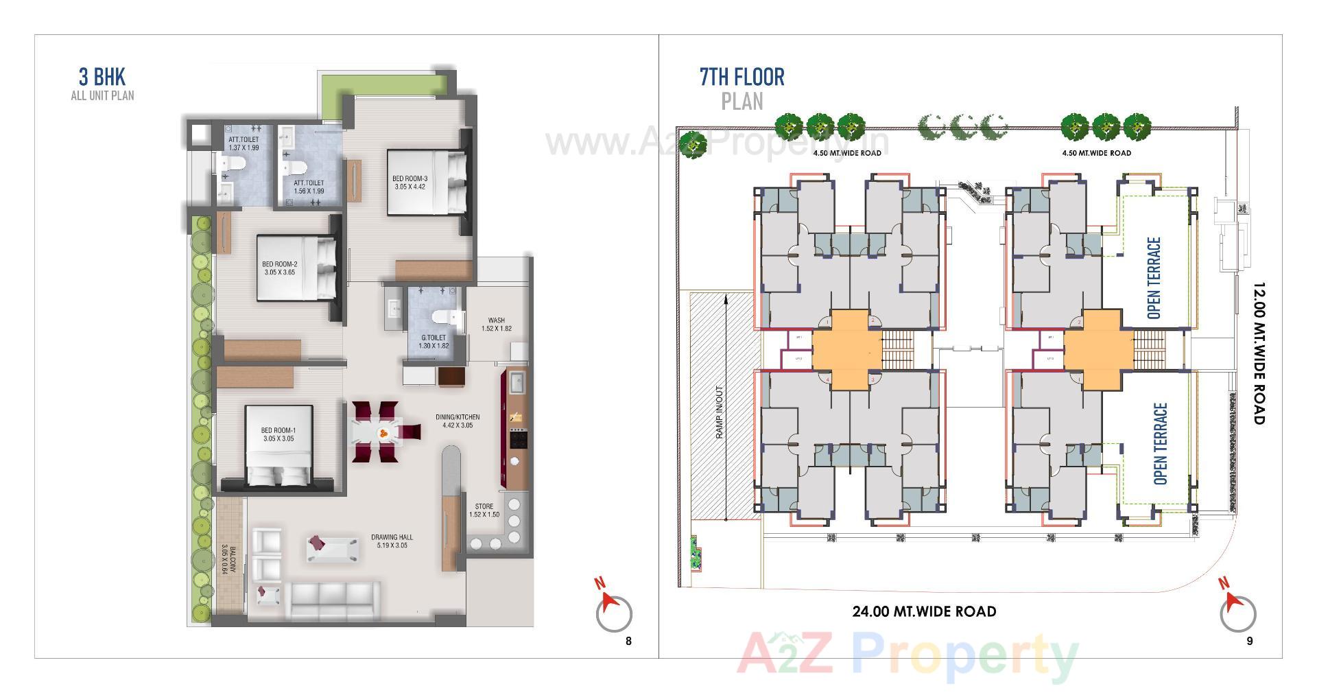 Layout of real estate project Uma Shivam located at Sola, Ahmedabad, Gujarat