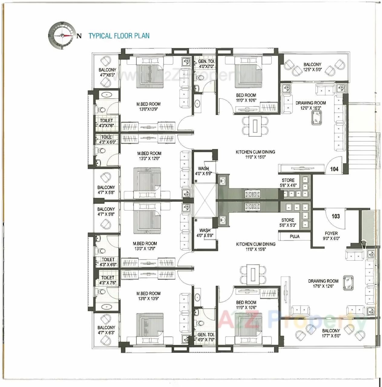 Layout of real estate project Uma Vihar Elysium located at Sola, Ahmedabad, Gujarat