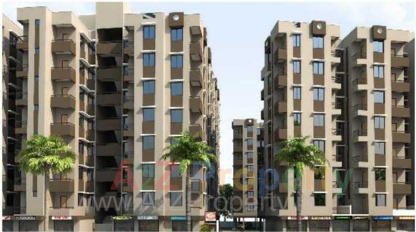 3D Elevation of real estate project Umang Aslali located at Aslali, Ahmedabad, Gujarat