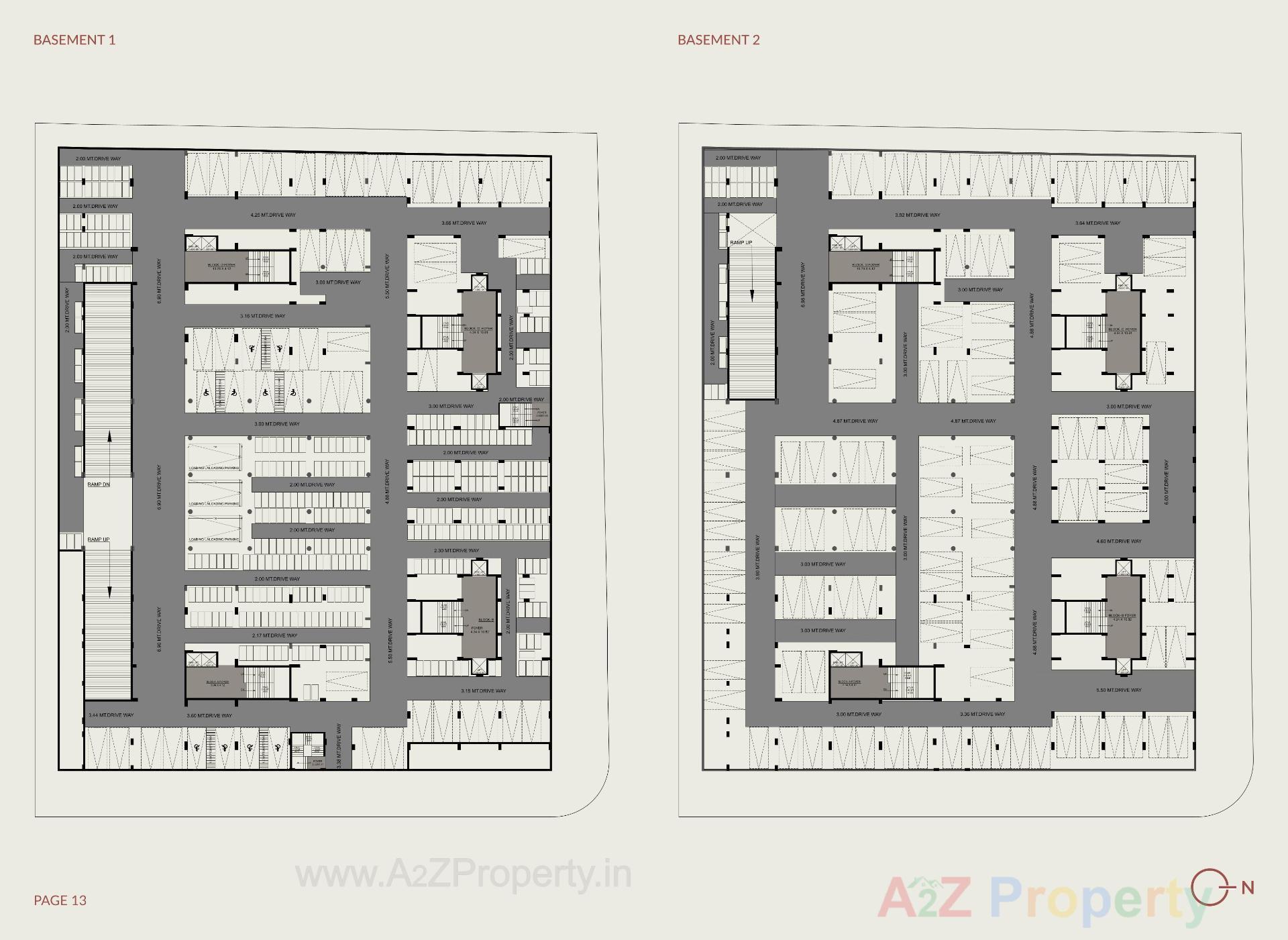 Layout of real estate project Unique Luxuria located at Gota, Ahmedabad, Gujarat