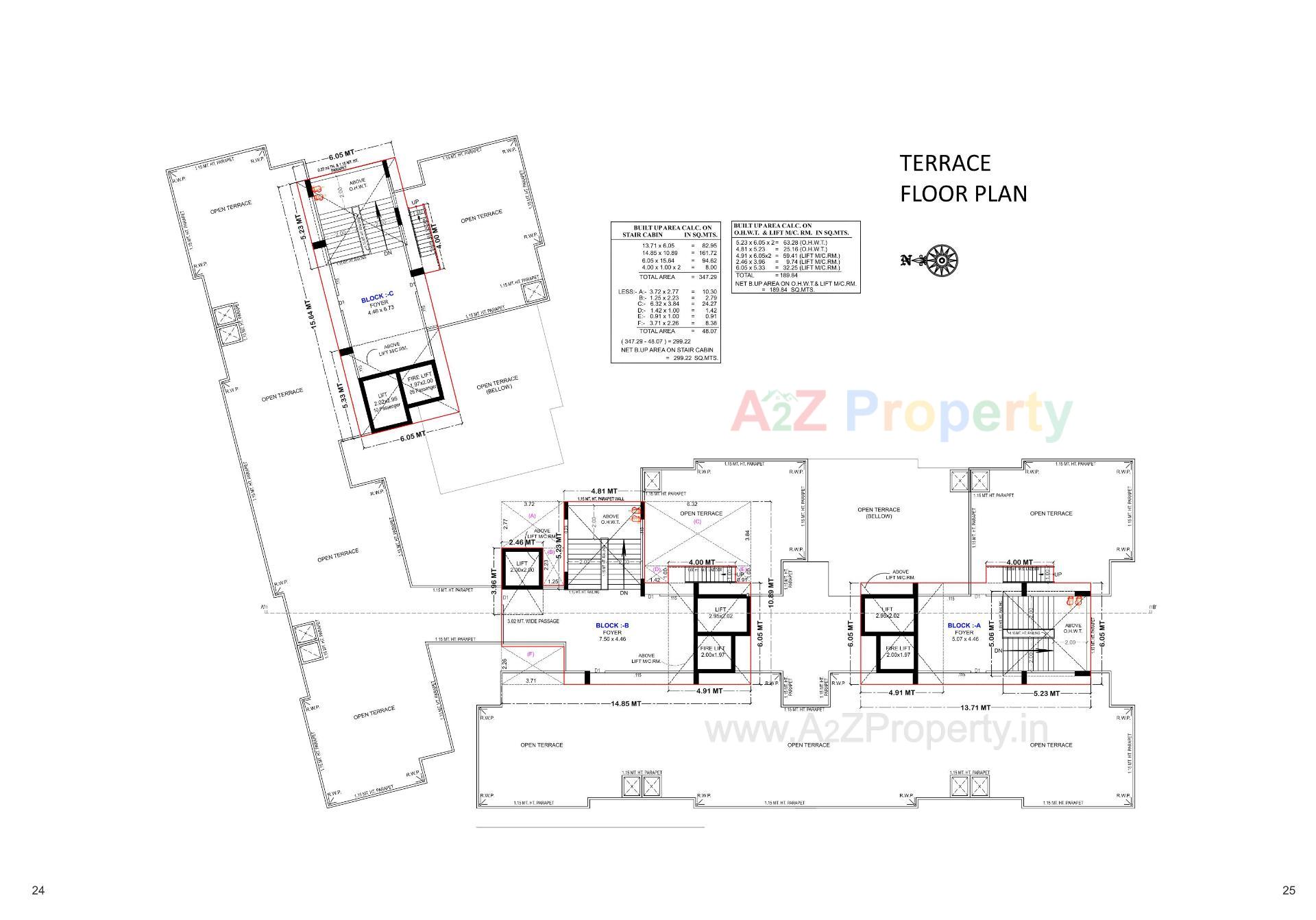 Layout of real estate project United Amaltas located at Vastral, Ahmedabad, Gujarat