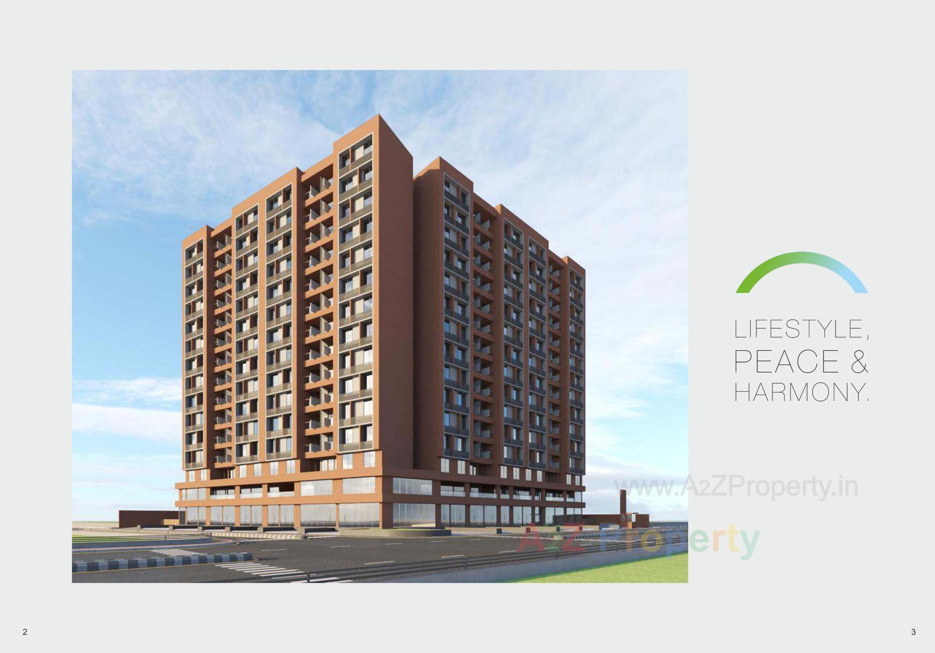 3D Elevation of real estate project United Amaltas located at Vastral, Ahmedabad, Gujarat