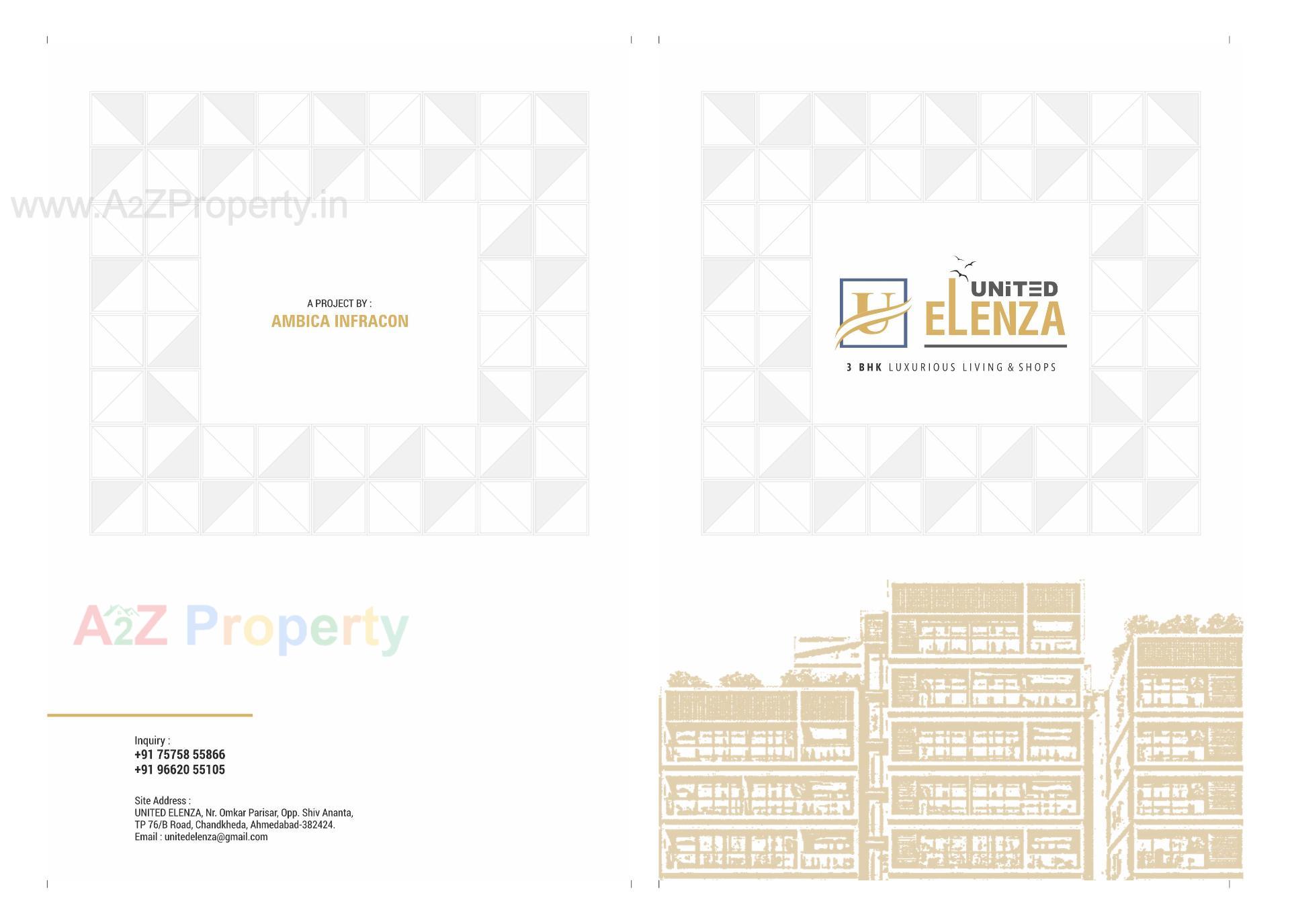  of real estate project United Elenza located at Chandkheda, Ahmedabad, Gujarat