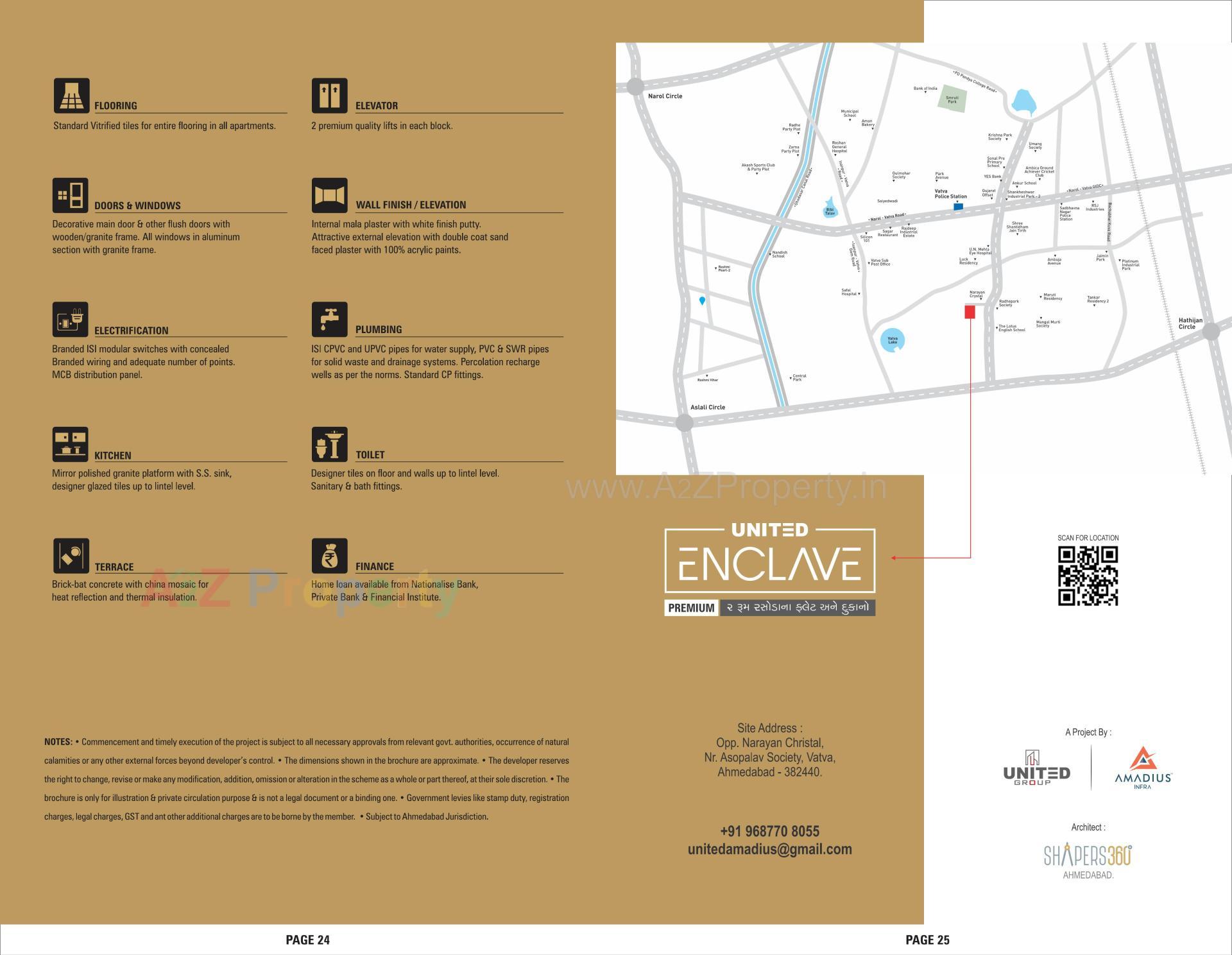  of real estate project United Enclave located at Vatva, Ahmedabad, Gujarat