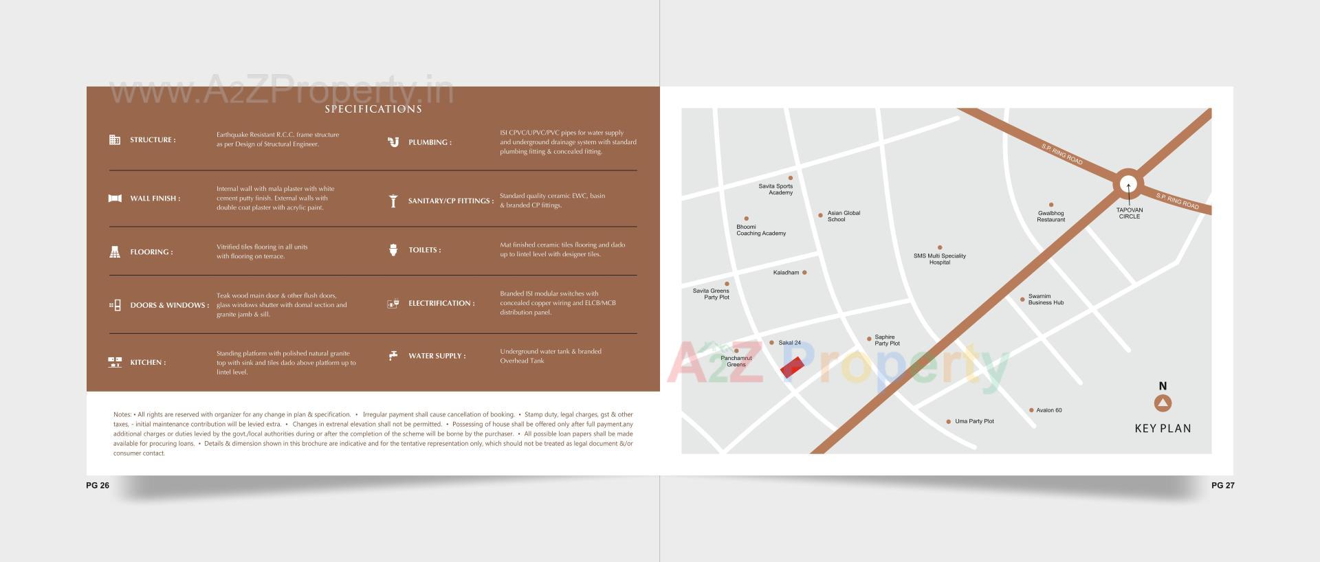  of real estate project United Palace located at Chandkheda, Ahmedabad, Gujarat