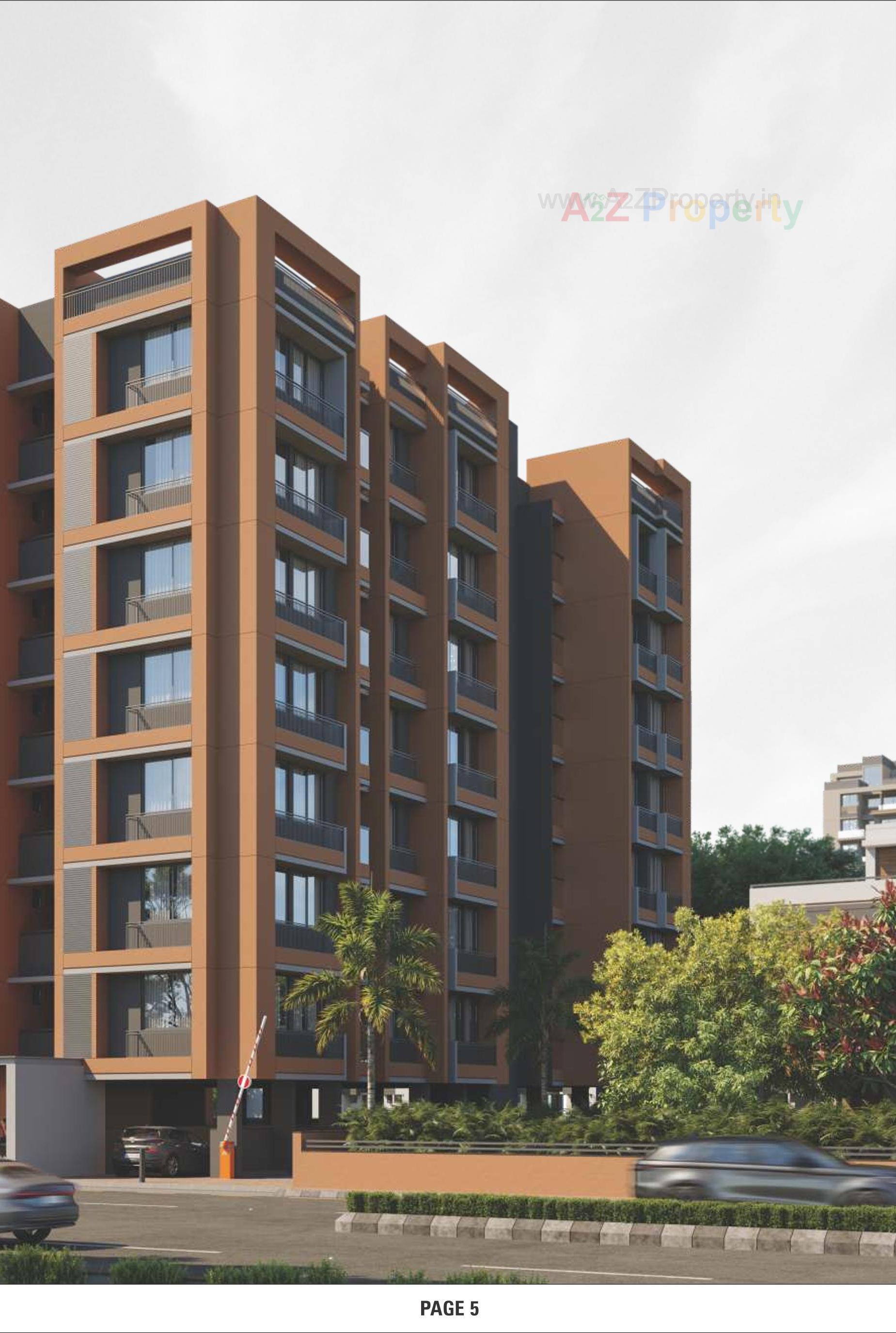 3D Elevation of real estate project United Skydale located at Ahmedabad, Ahmedabad, Gujarat