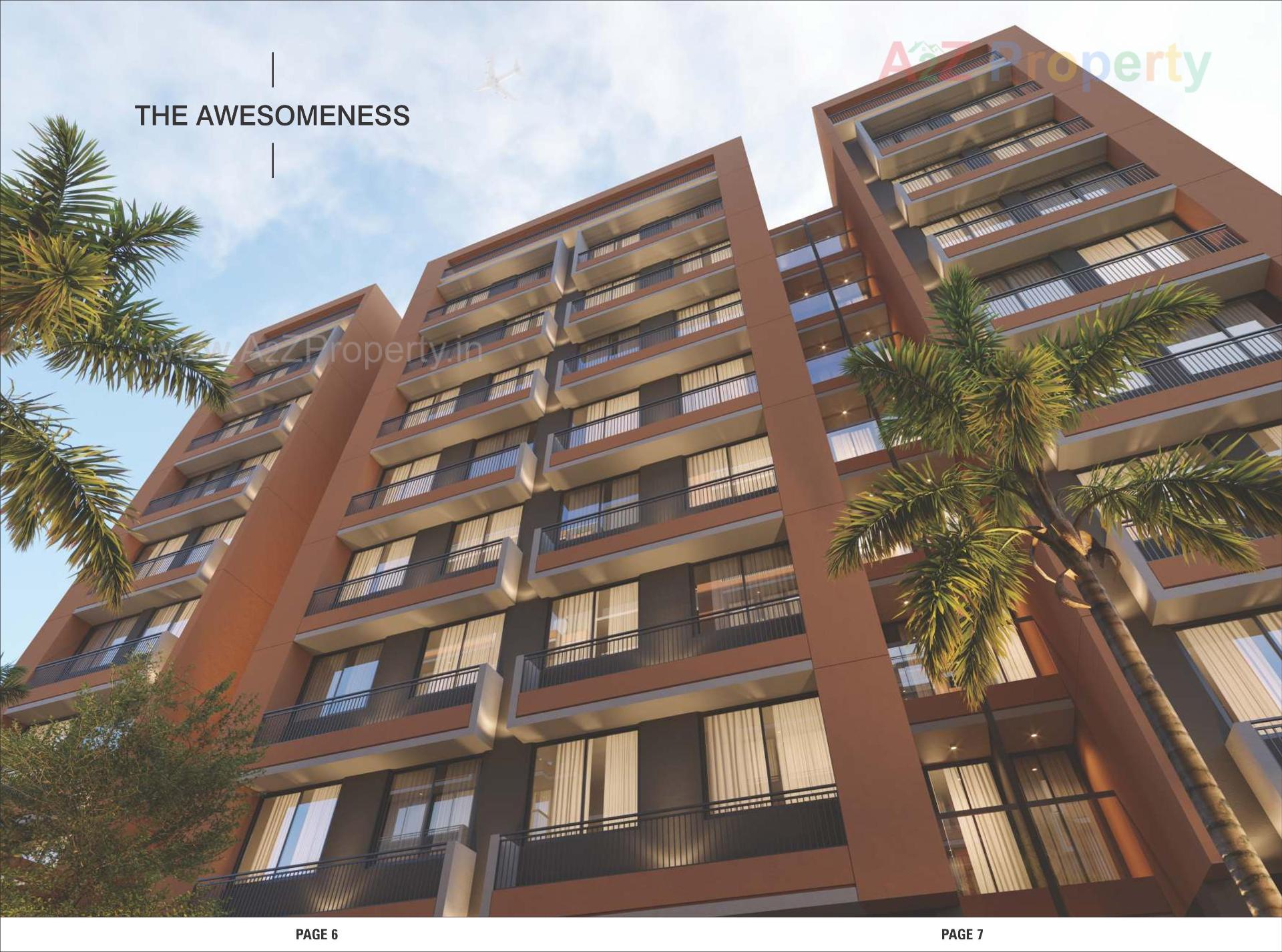 3D Elevation of real estate project United Skydale located at Ahmedabad, Ahmedabad, Gujarat