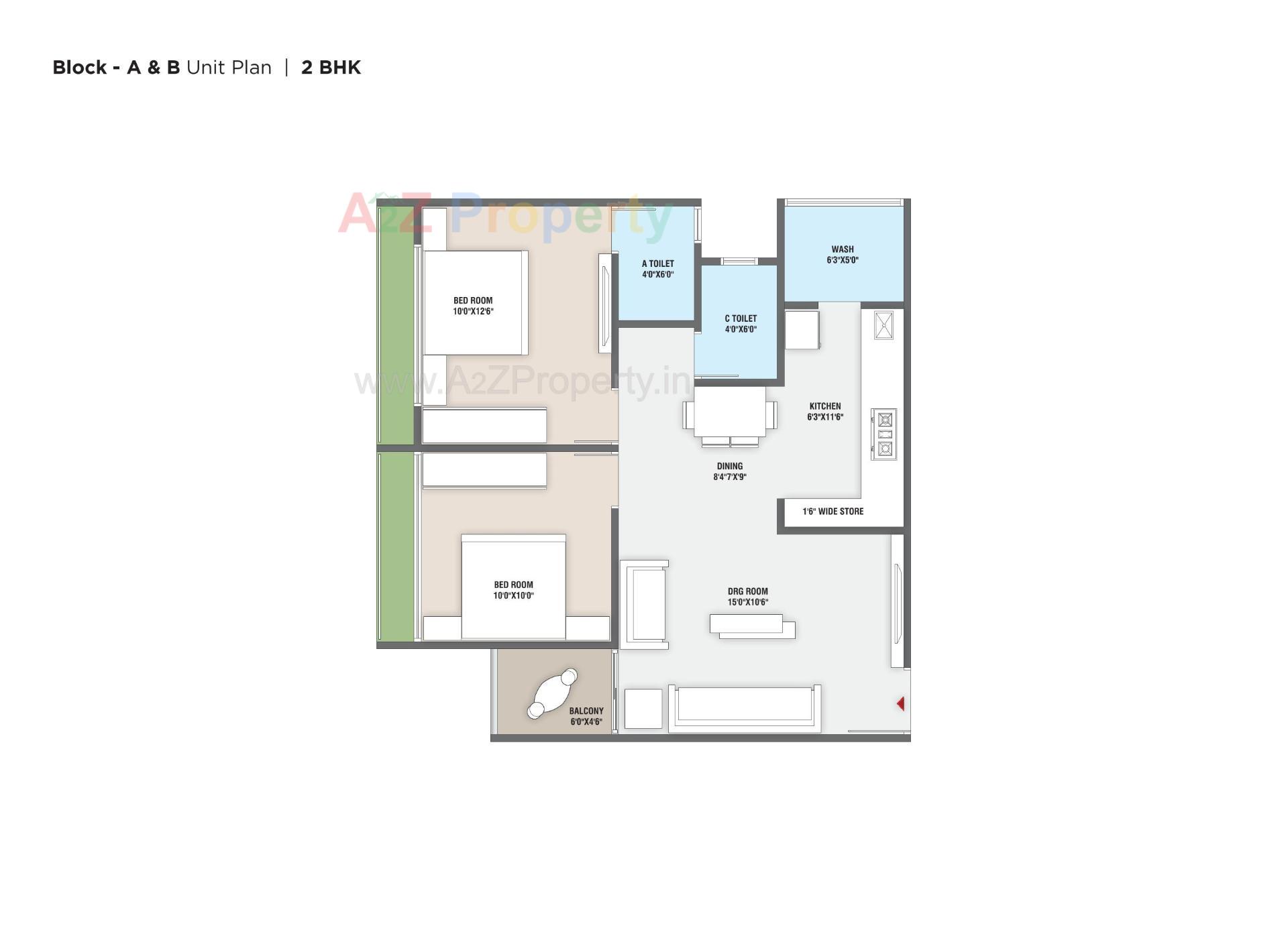 Layout of real estate project United Zade located at Ahmedabad, Ahmedabad, Gujarat