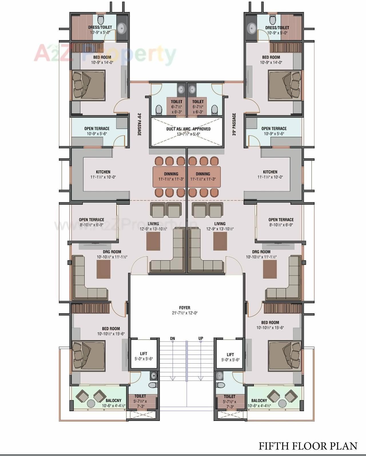 Layout of real estate project Unity 10 located at Sola, Ahmedabad, Gujarat