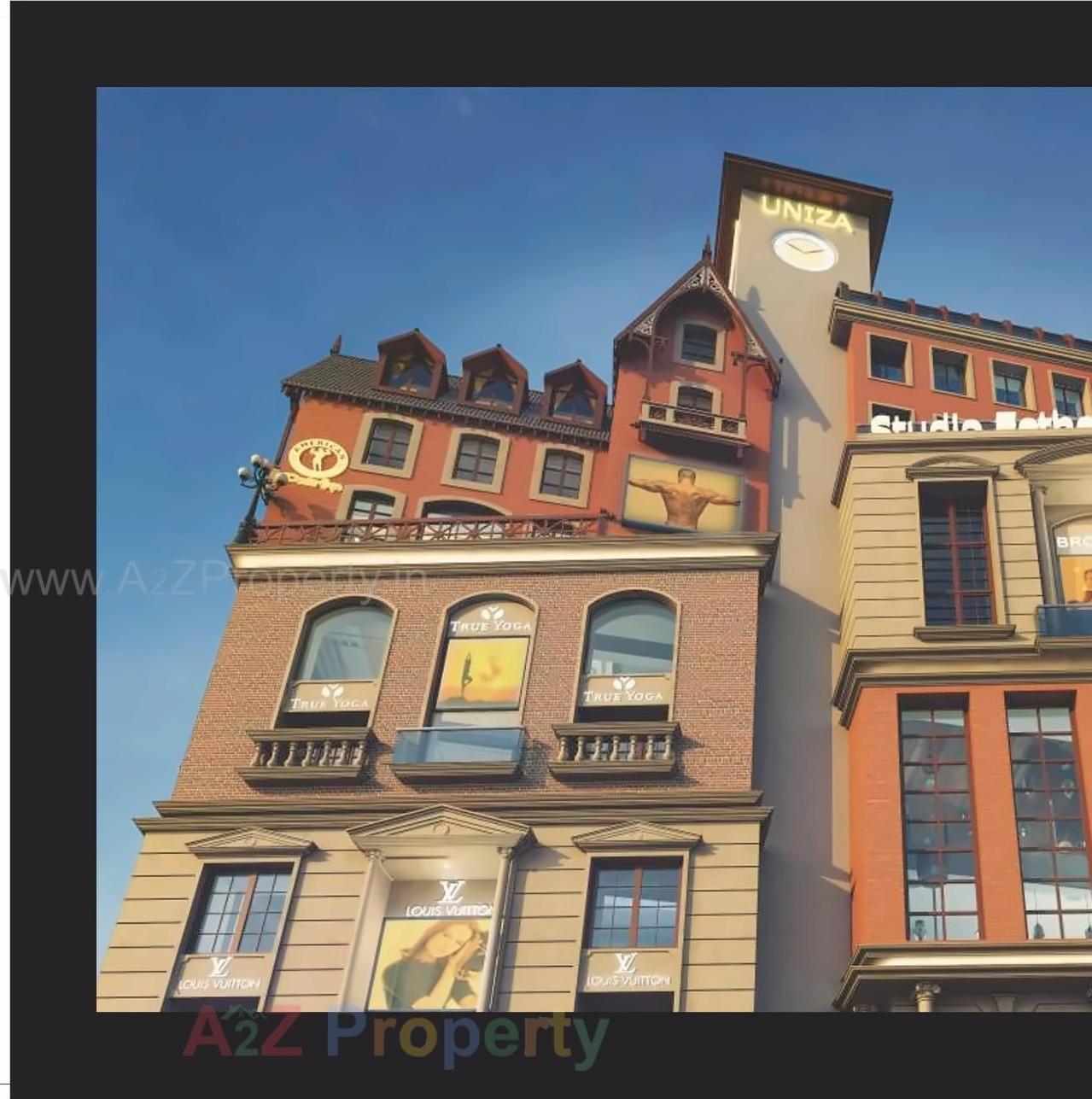 3D Elevation of real estate project Uniza located at Vejalpur, Ahmedabad, Gujarat