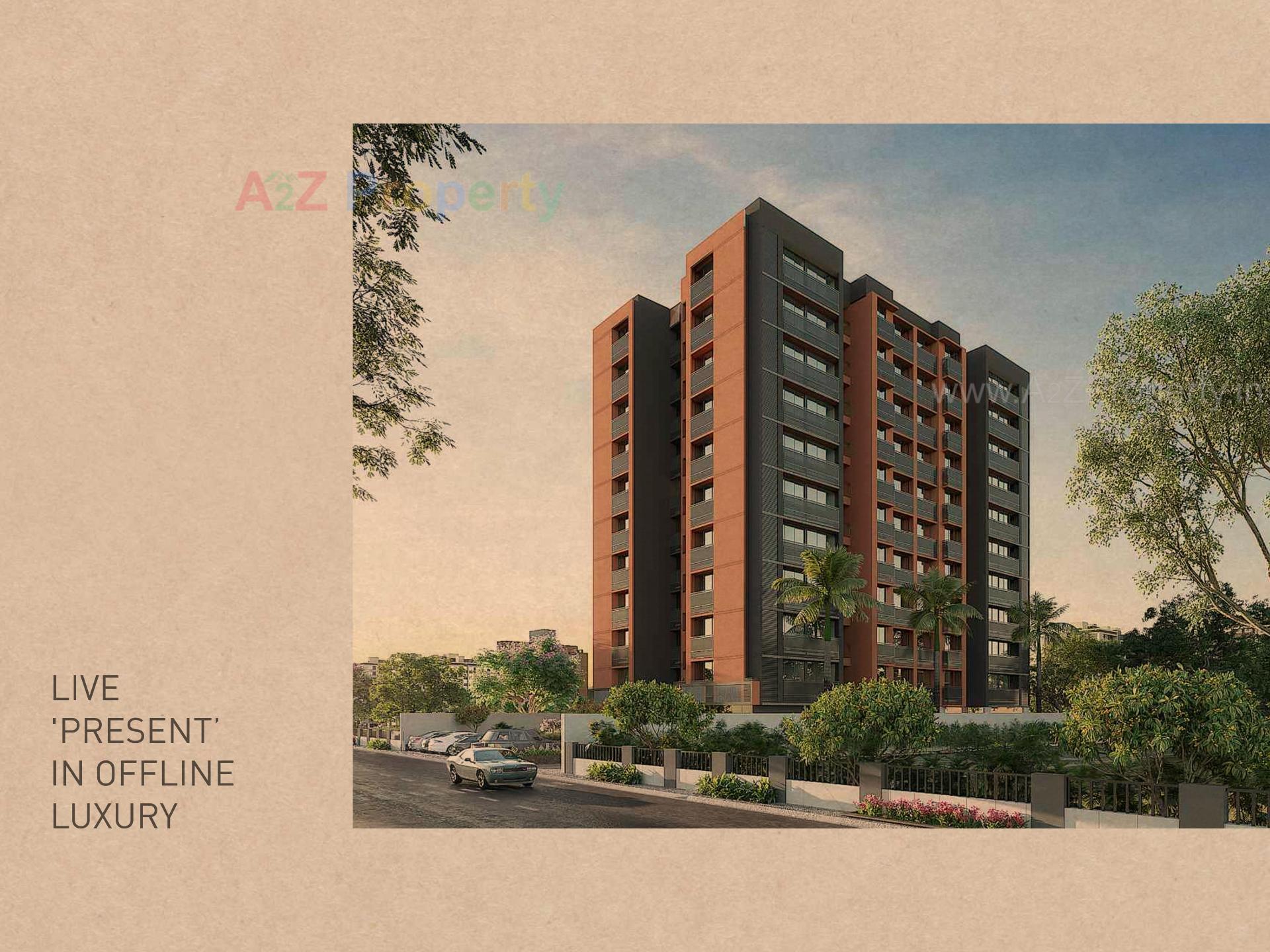 3D Elevation of real estate project Upvan Skyline located at Ahmedabad, Ahmedabad, Gujarat