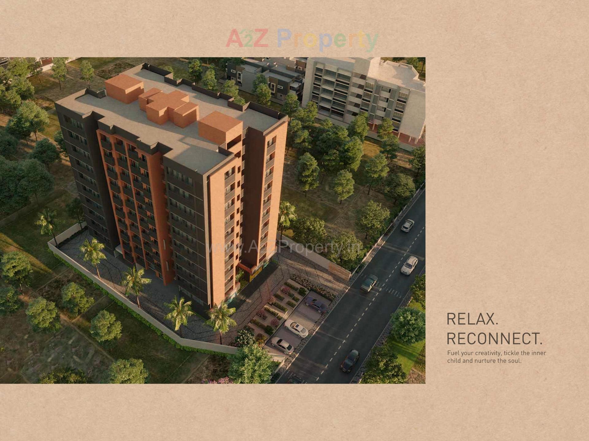 3D Elevation of real estate project Upvan Skyline located at Ahmedabad, Ahmedabad, Gujarat