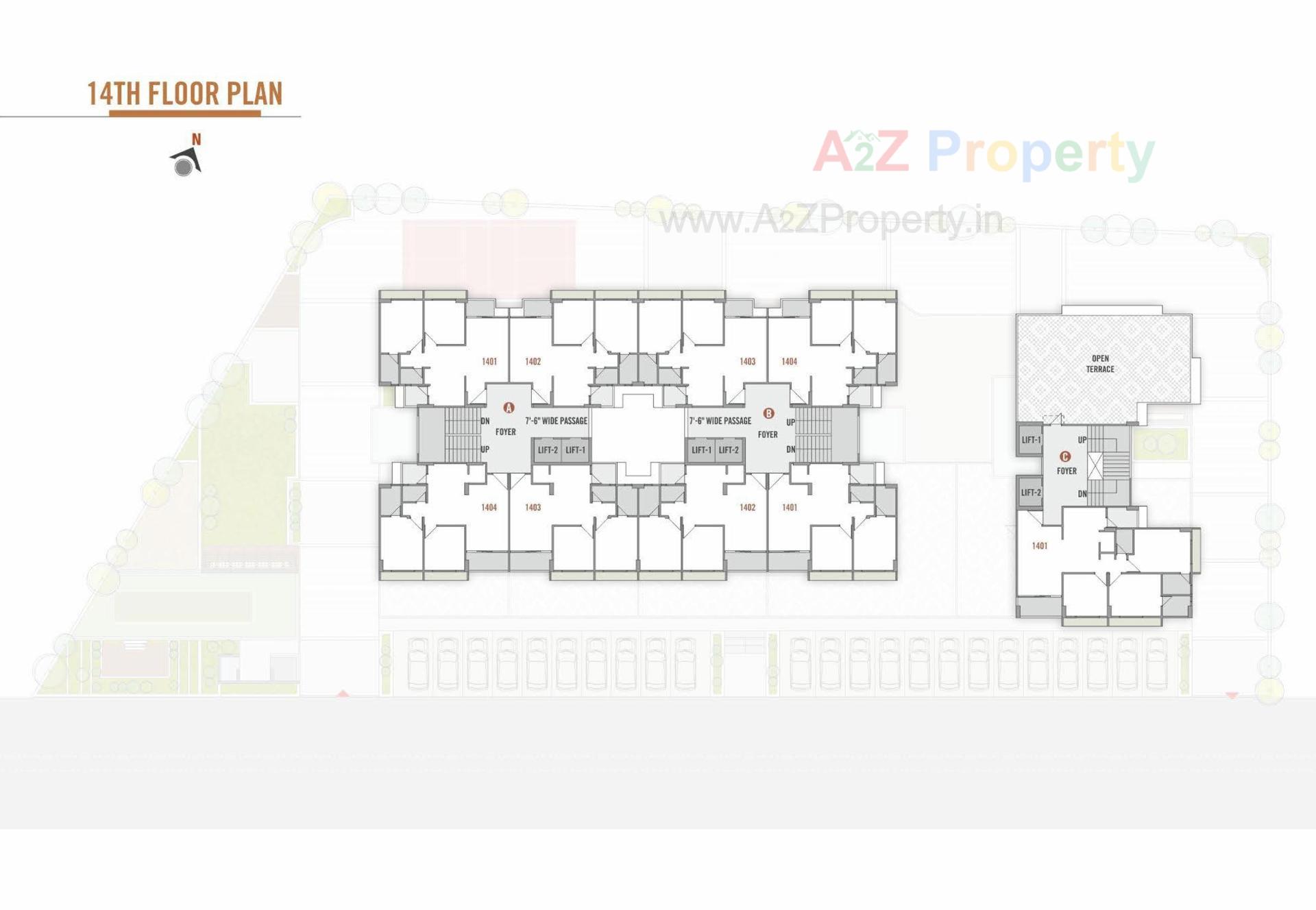 Layout of real estate project Utsav Aalayam located at Wadaj, Ahmedabad, Gujarat