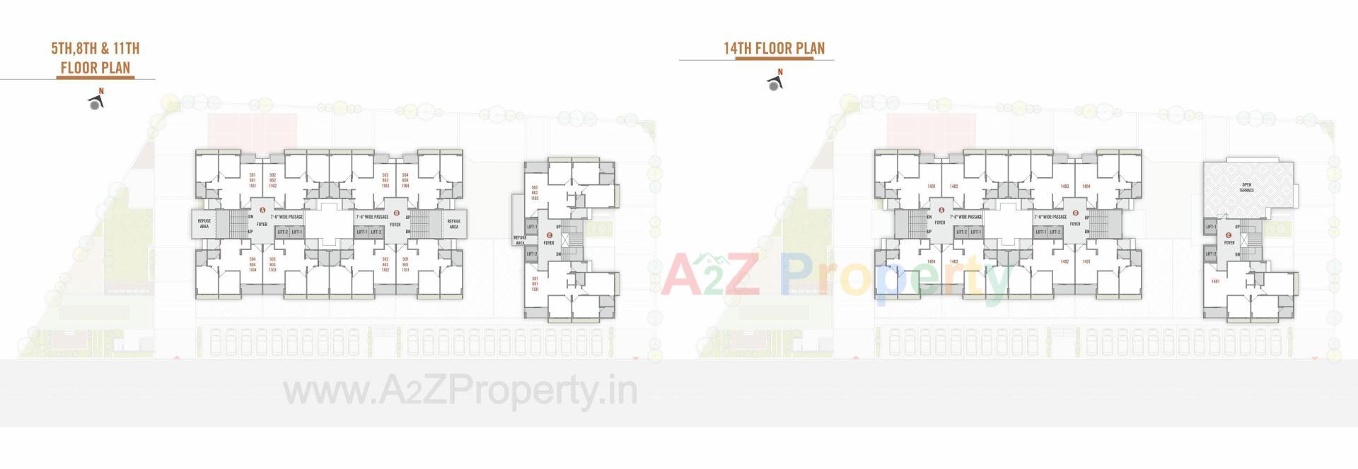 Layout of real estate project Utsav Aalayam located at Wadaj, Ahmedabad, Gujarat