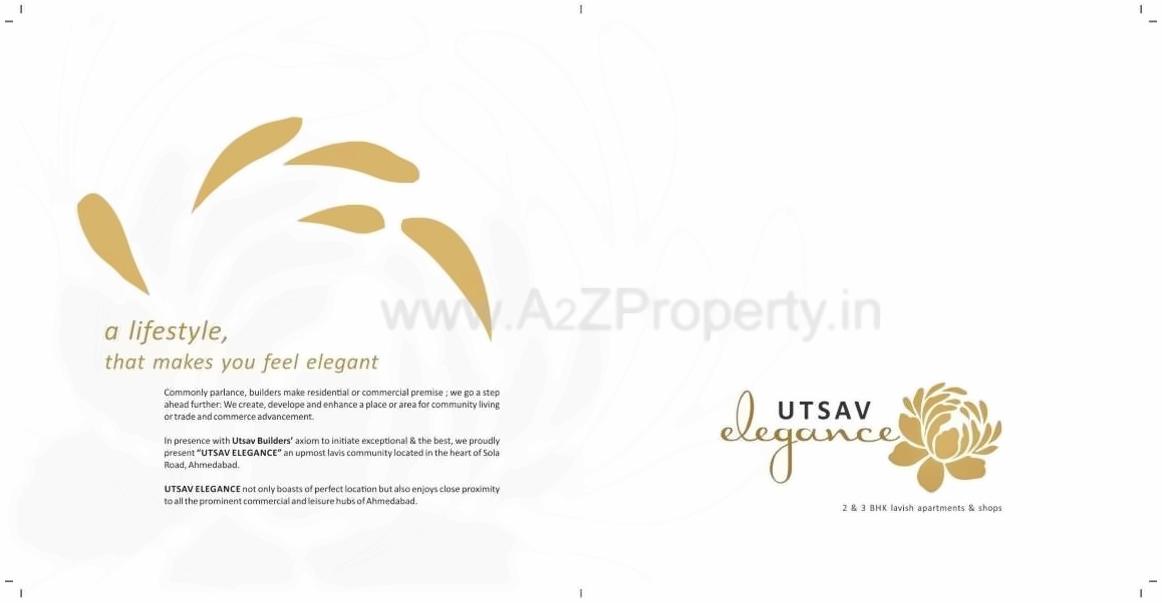  of real estate project Utsav Elegance located at Vadaj, Ahmedabad, Gujarat