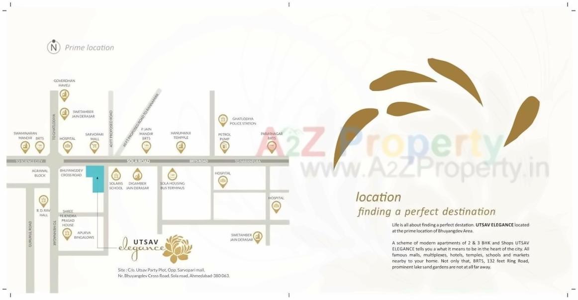  of real estate project Utsav Elegance located at Vadaj, Ahmedabad, Gujarat