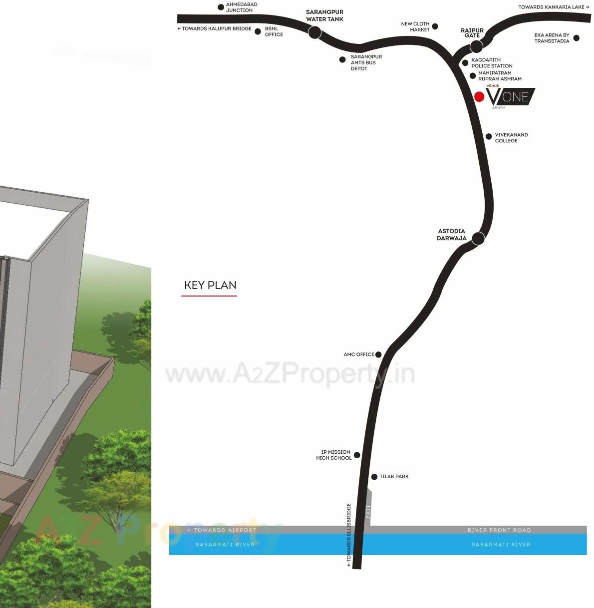  of real estate project V One located at Sarangpur, Ahmedabad, Gujarat