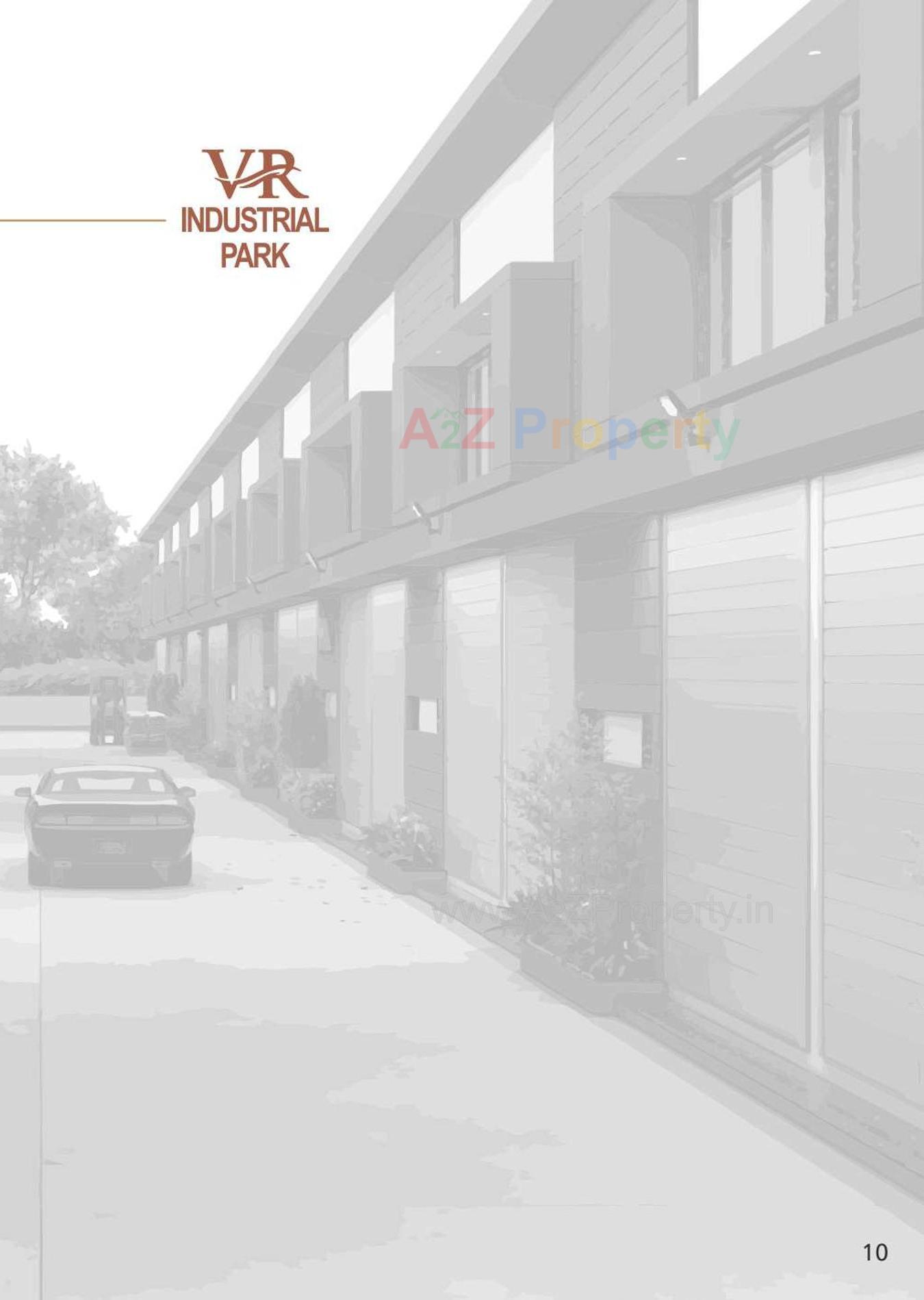 3D Elevation of real estate project V R  Industrial Park located at Kathwada, Ahmedabad, Gujarat