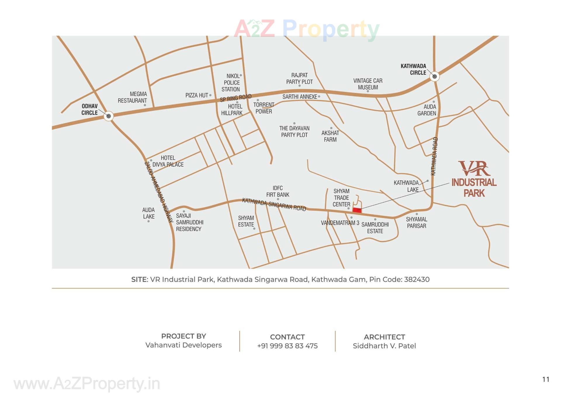  of real estate project V R  Industrial Park located at Kathwada, Ahmedabad, Gujarat