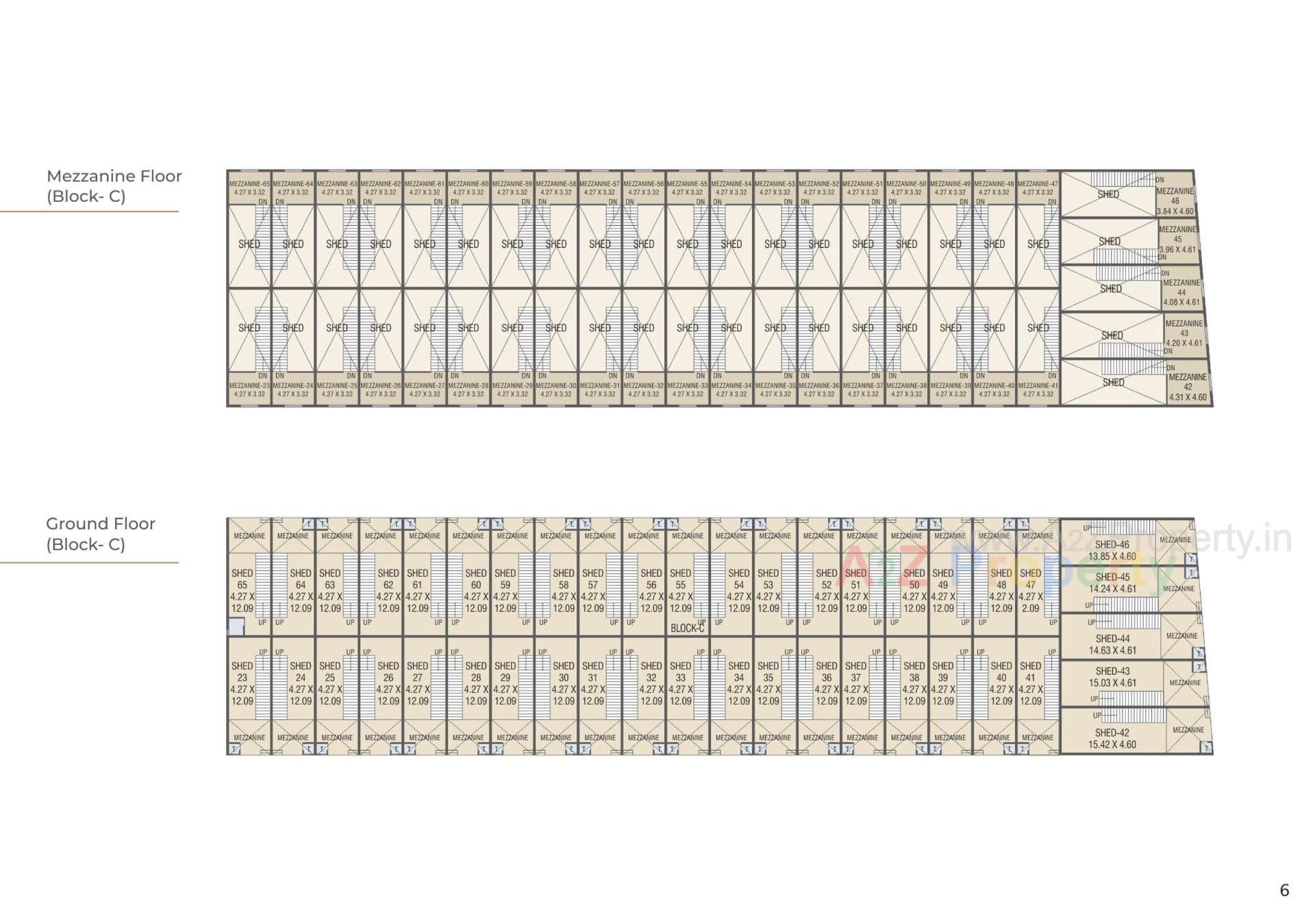 Layout of real estate project V R  Industrial Park located at Kathwada, Ahmedabad, Gujarat