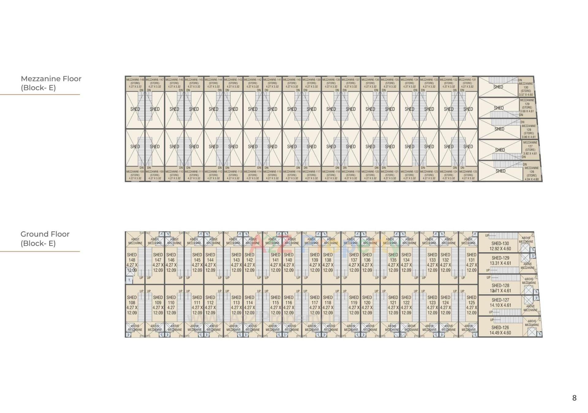 Layout of real estate project V R  Industrial Park located at Kathwada, Ahmedabad, Gujarat
