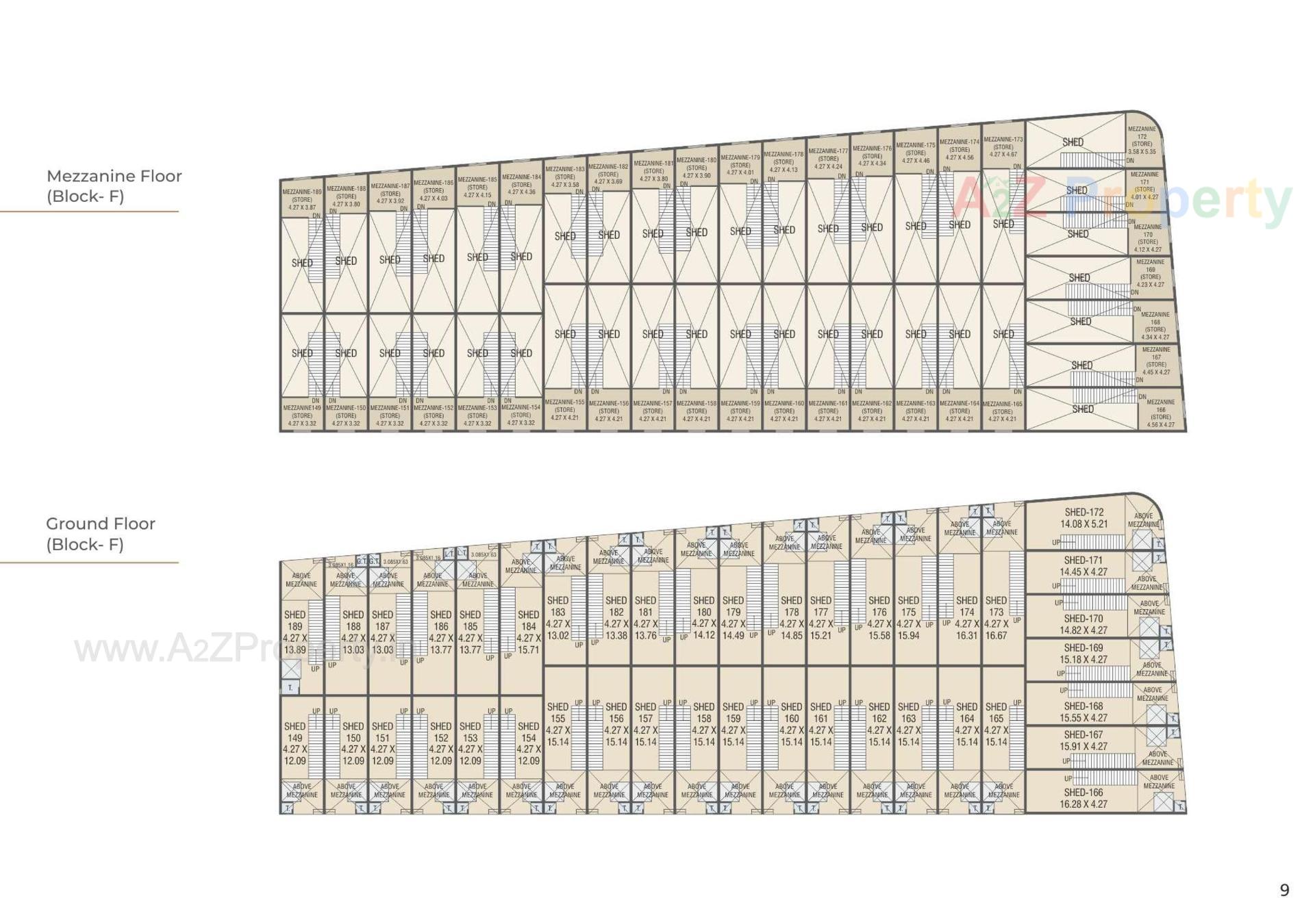 Layout of real estate project V R  Industrial Park located at Kathwada, Ahmedabad, Gujarat
