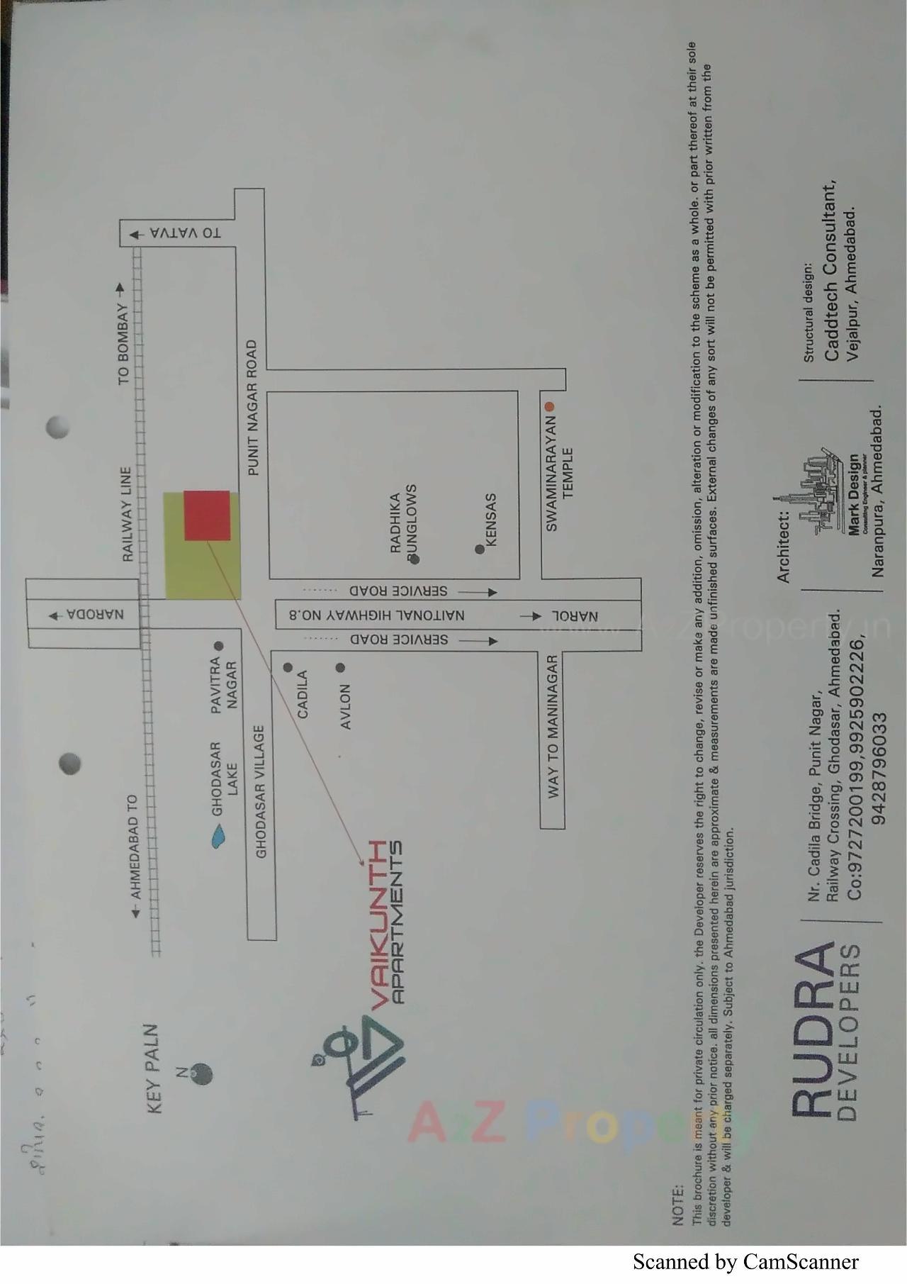  of real estate project Vaikunth Apartments located at Ghodasar, Ahmedabad, Gujarat