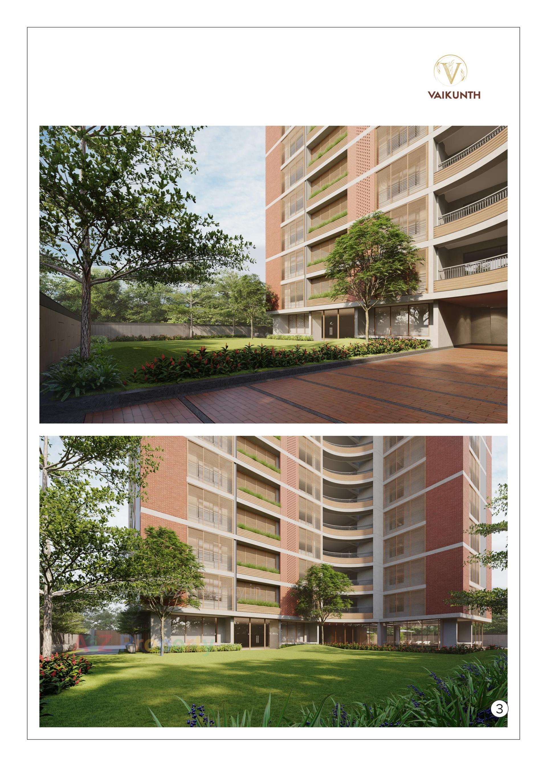 3D Elevation of real estate project Vaikunth located at Ahmedabad, Ahmedabad, Gujarat