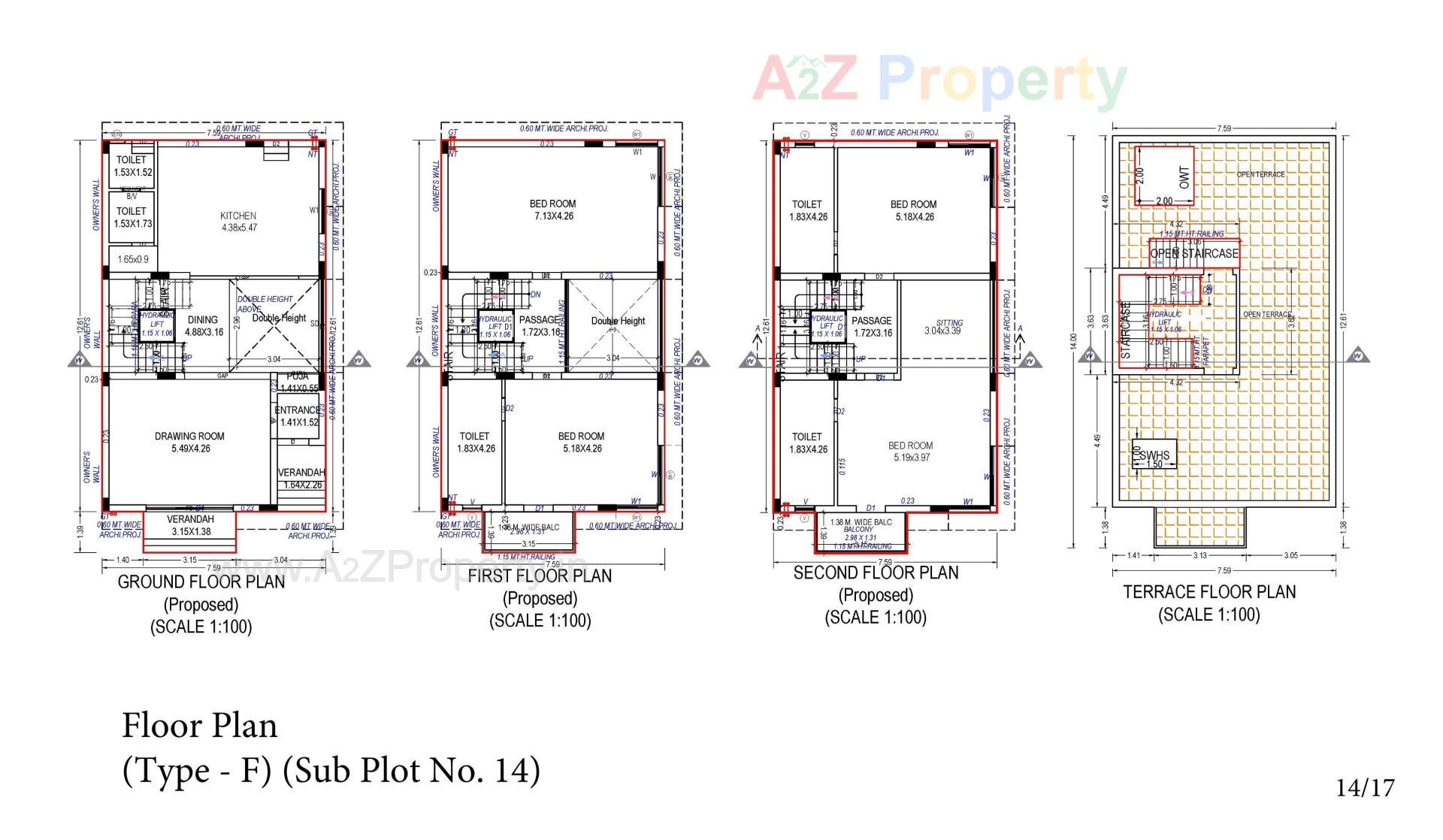 Layout of real estate project Vaikunth located at Bopal, Ahmedabad, Gujarat