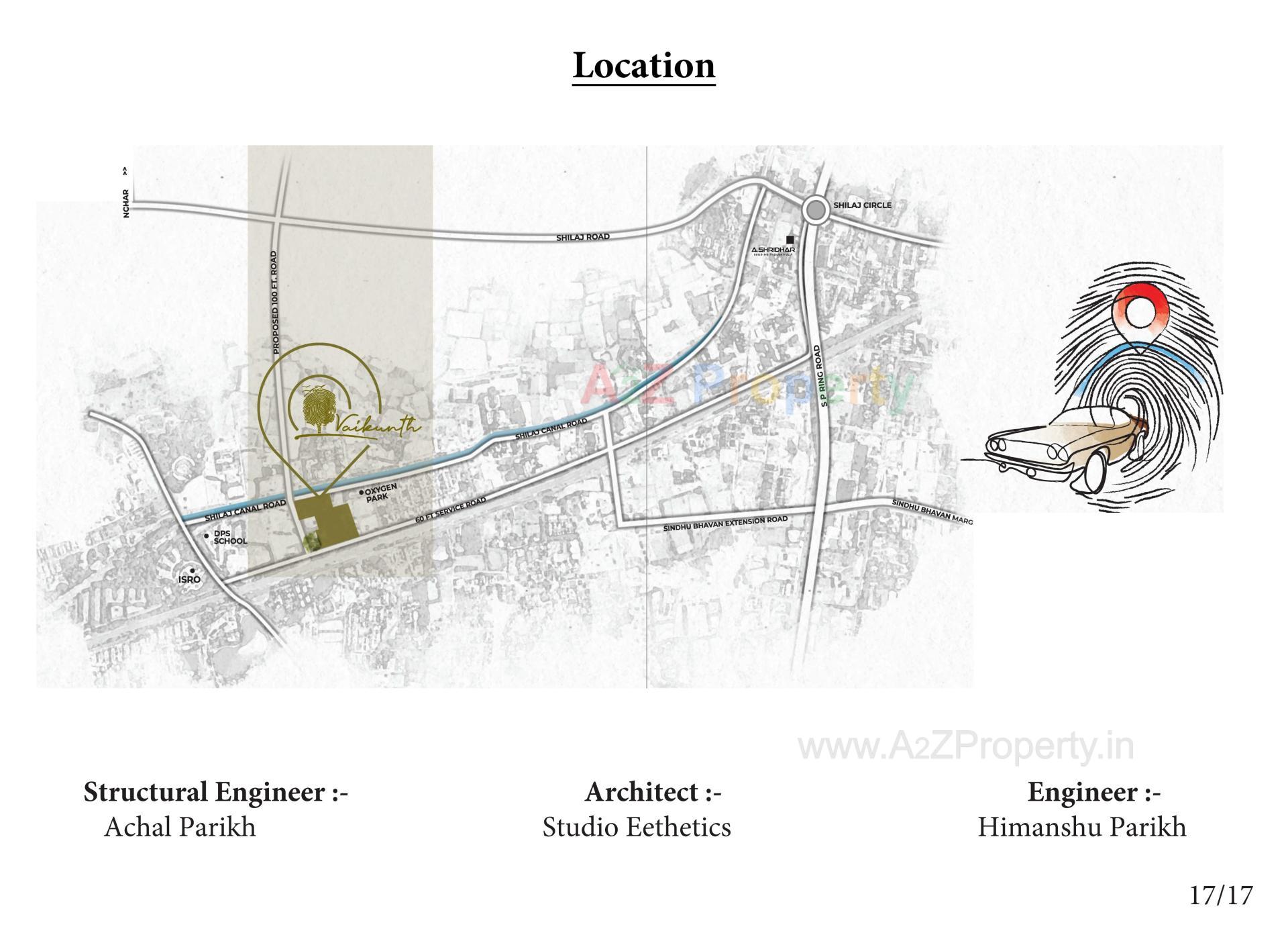  of real estate project Vaikunth located at Bopal, Ahmedabad, Gujarat