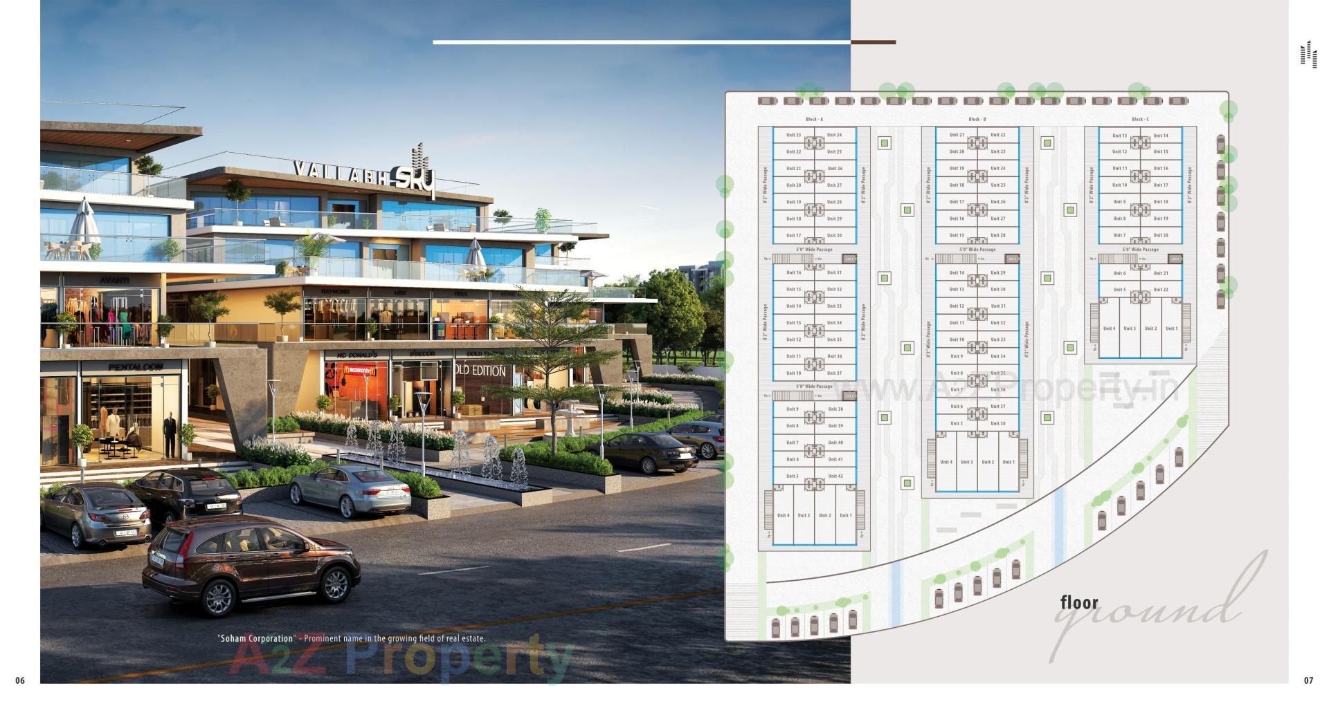  of real estate project Vallabh Sky located at Hansalpur, Ahmedabad, Gujarat