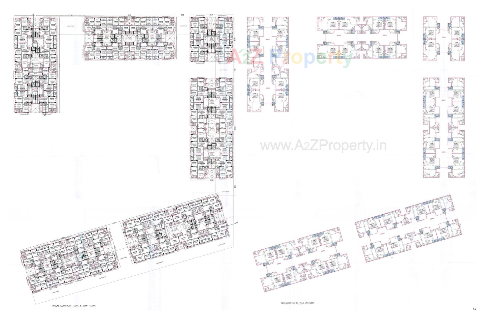 Layout of real estate project Vandemataram Rameshwar located at Wadaj, Ahmedabad, Gujarat