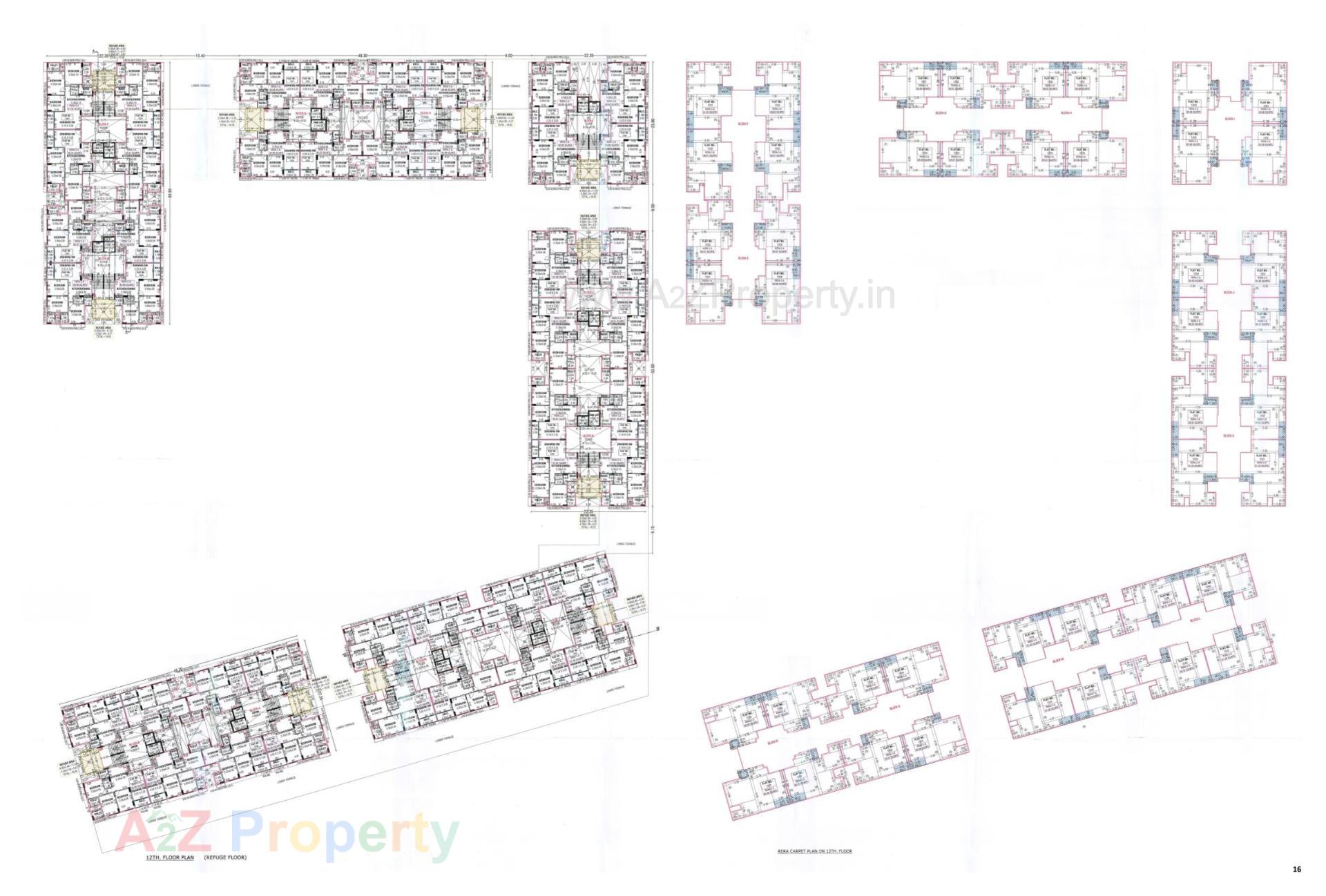 Layout of real estate project Vandemataram Rameshwar located at Wadaj, Ahmedabad, Gujarat