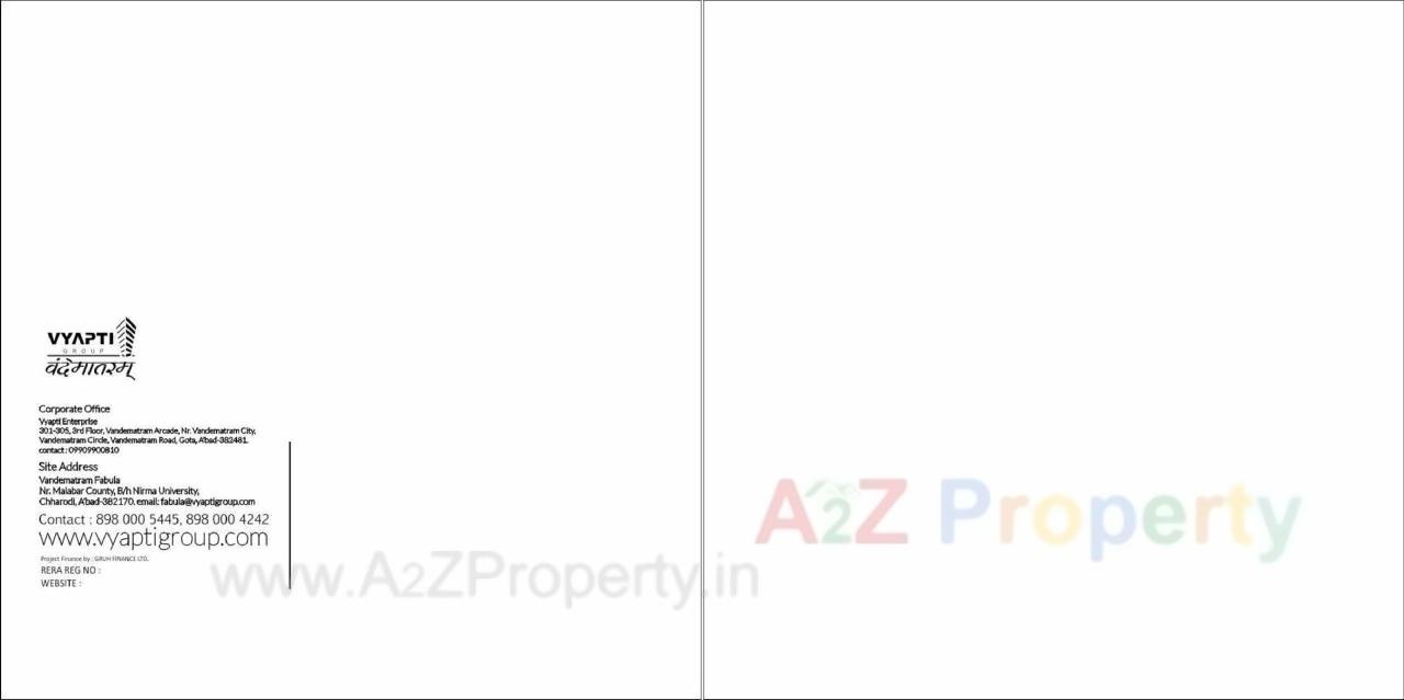  of real estate project Vandematram Fabula located at Gota, Ahmedabad, Gujarat