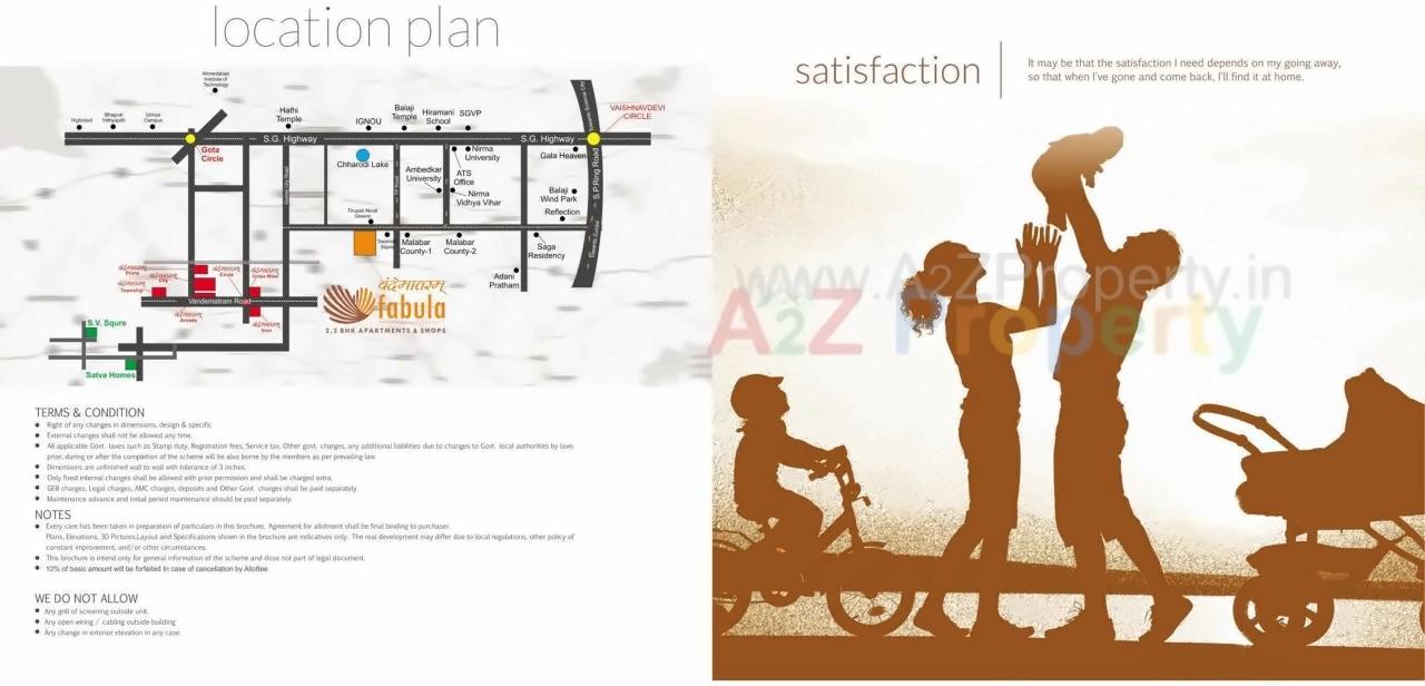  of real estate project Vandematram Fabula located at Gota, Ahmedabad, Gujarat