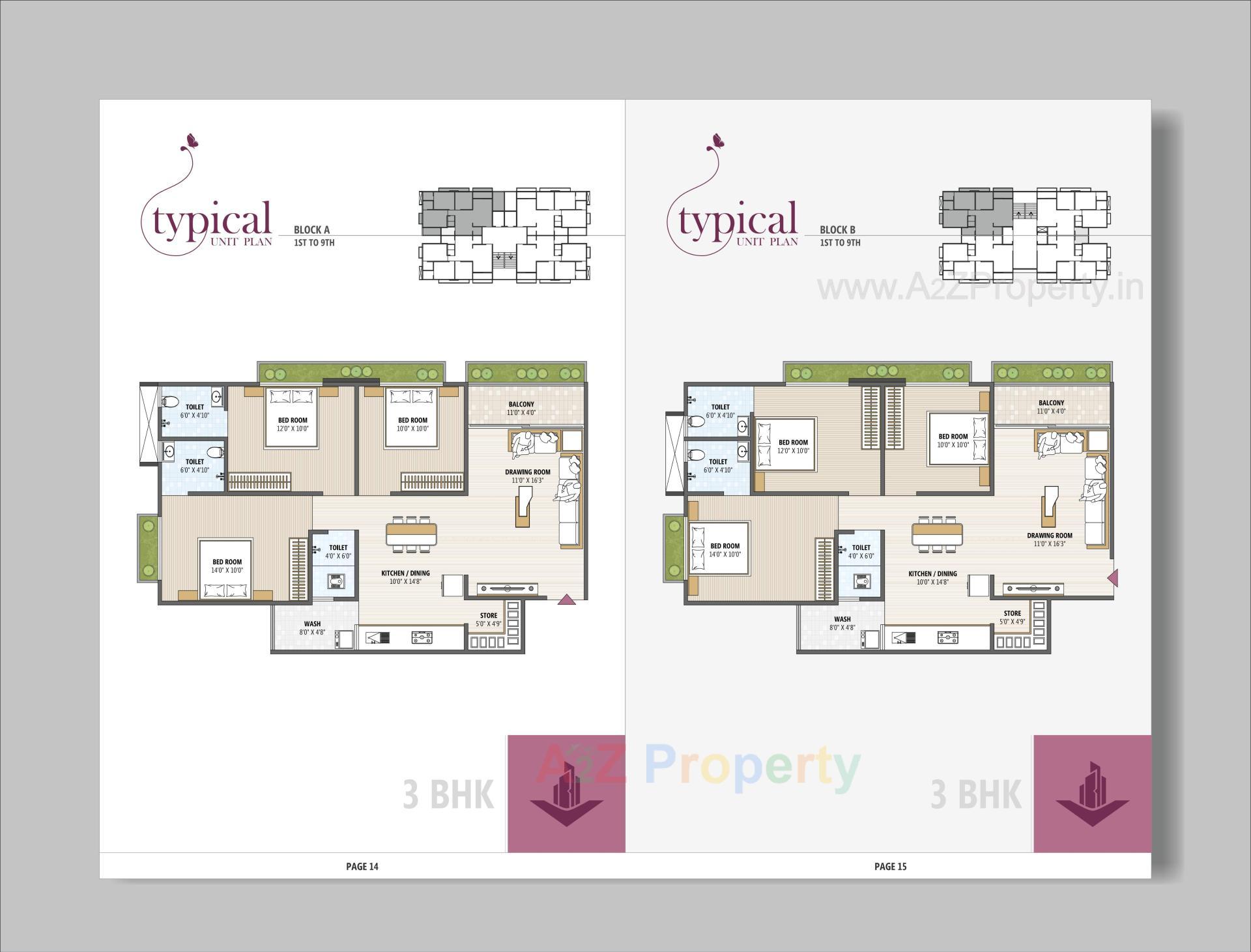 Layout of real estate project Vardan Sky located at Vastral, Ahmedabad, Gujarat