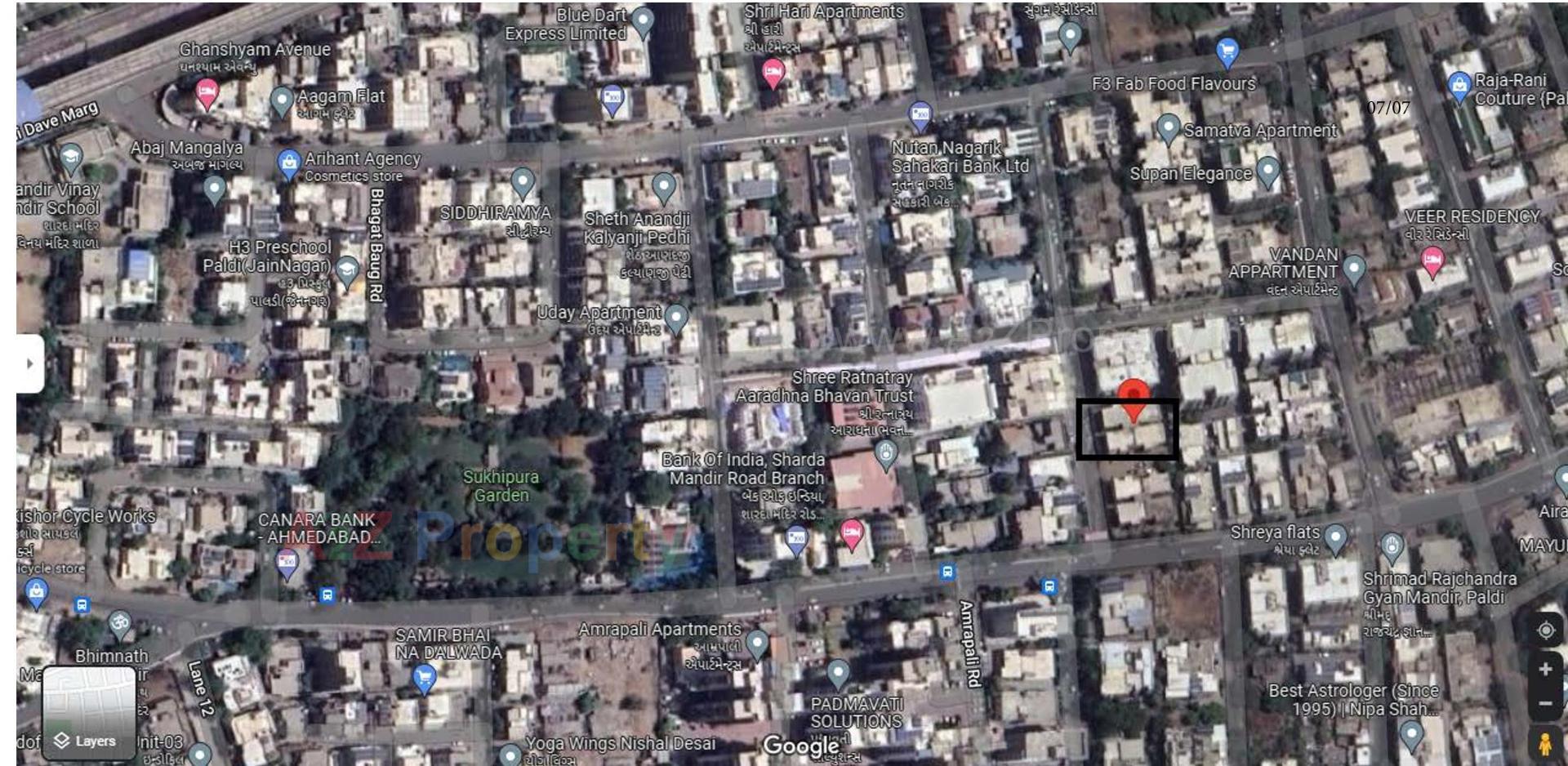  of real estate project Vasant Enclave located at Paldi, Ahmedabad, Gujarat