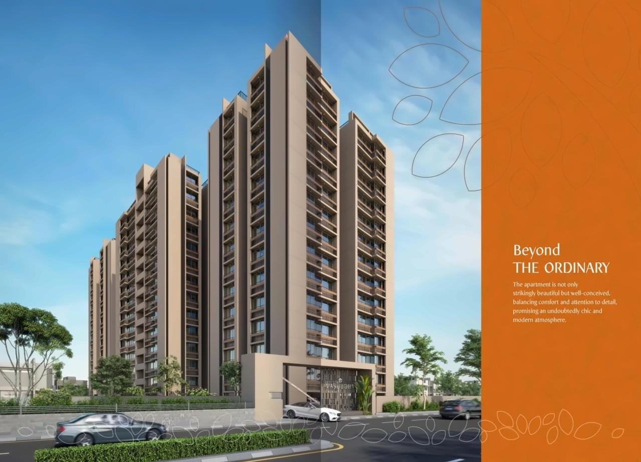 3D Elevation of real estate project Vasudha located at Chenpur, Ahmedabad, Gujarat