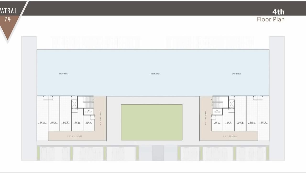 Layout of real estate project Vatsal located at Ahmedabad, Ahmedabad, Gujarat