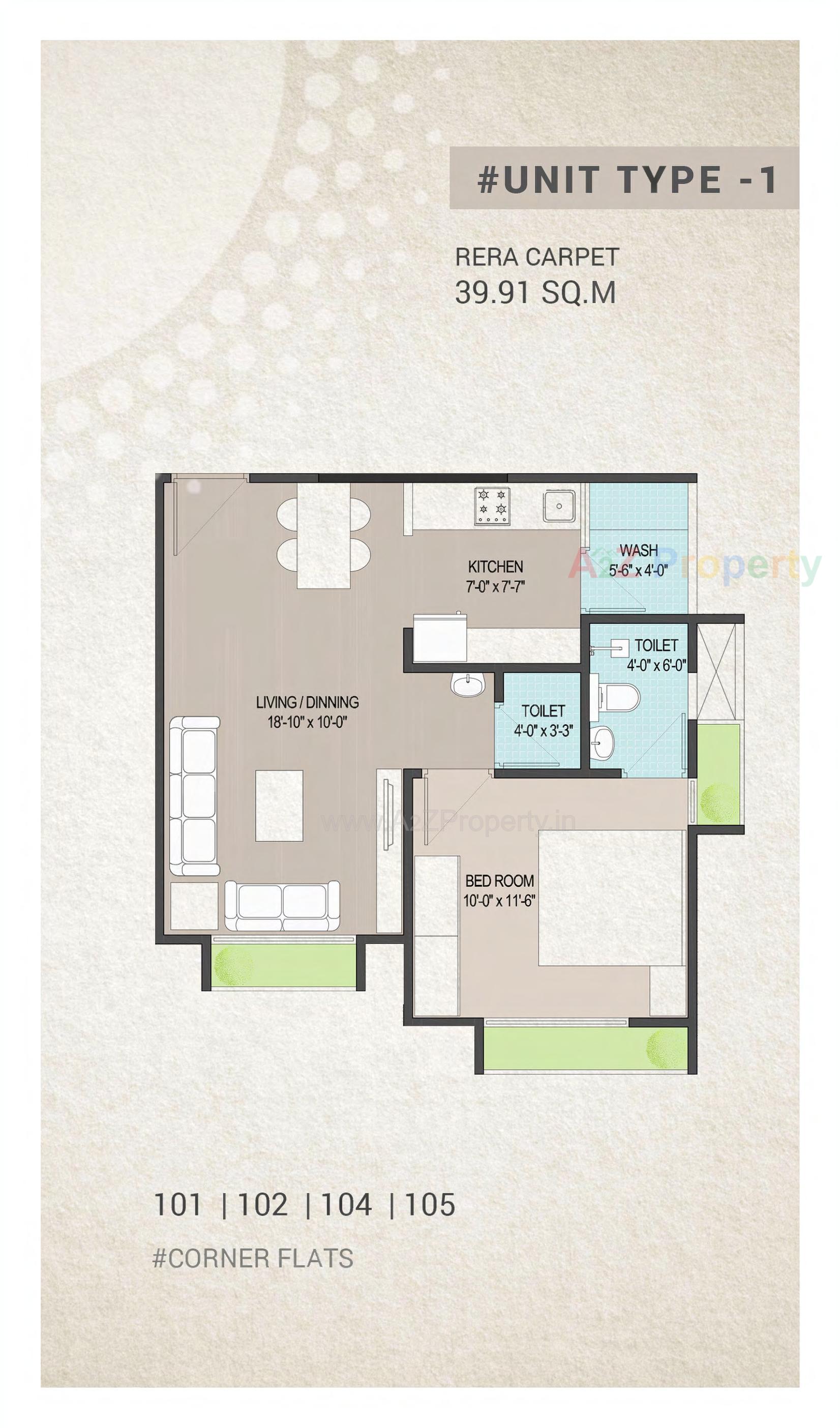 Layout of real estate project Vatsal Residency located at Ghuma, Ahmedabad, Gujarat