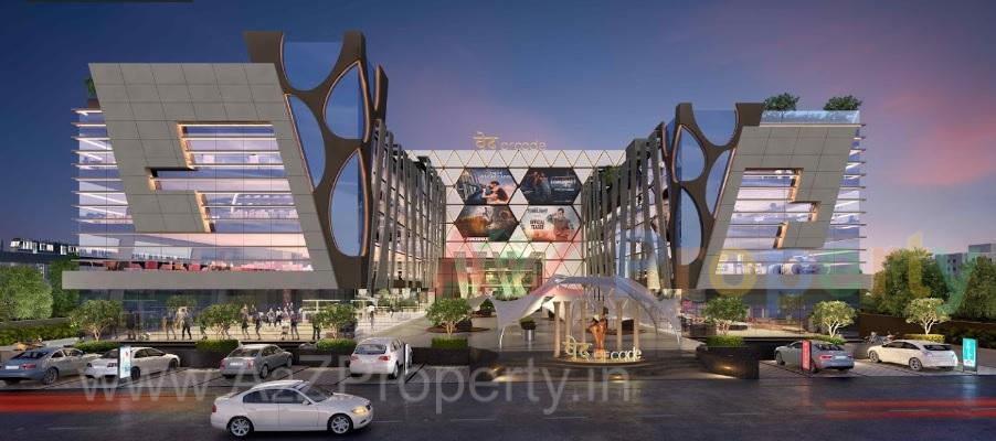 3D Elevation of real estate project Ved Arcade located at Vastral, Ahmedabad, Gujarat