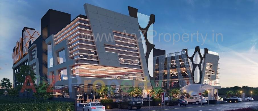 3D Elevation of real estate project Ved Arcade located at Vastral, Ahmedabad, Gujarat