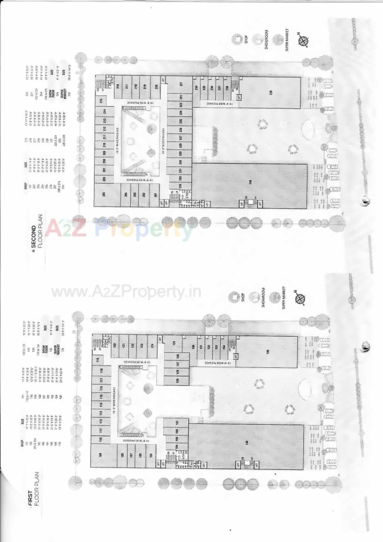 Layout of real estate project Ved Arcade located at Vastral, Ahmedabad, Gujarat