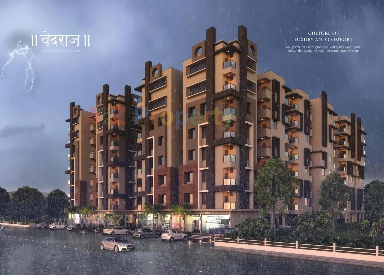 3D Elevation of real estate project Ved Raj located at Vastral, Ahmedabad, Gujarat