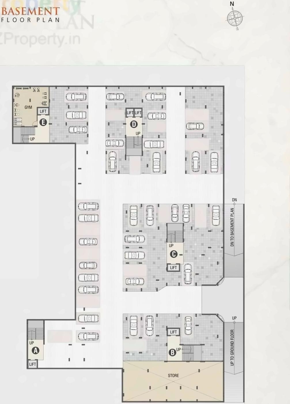 Layout of real estate project Ved Raj located at Vastral, Ahmedabad, Gujarat