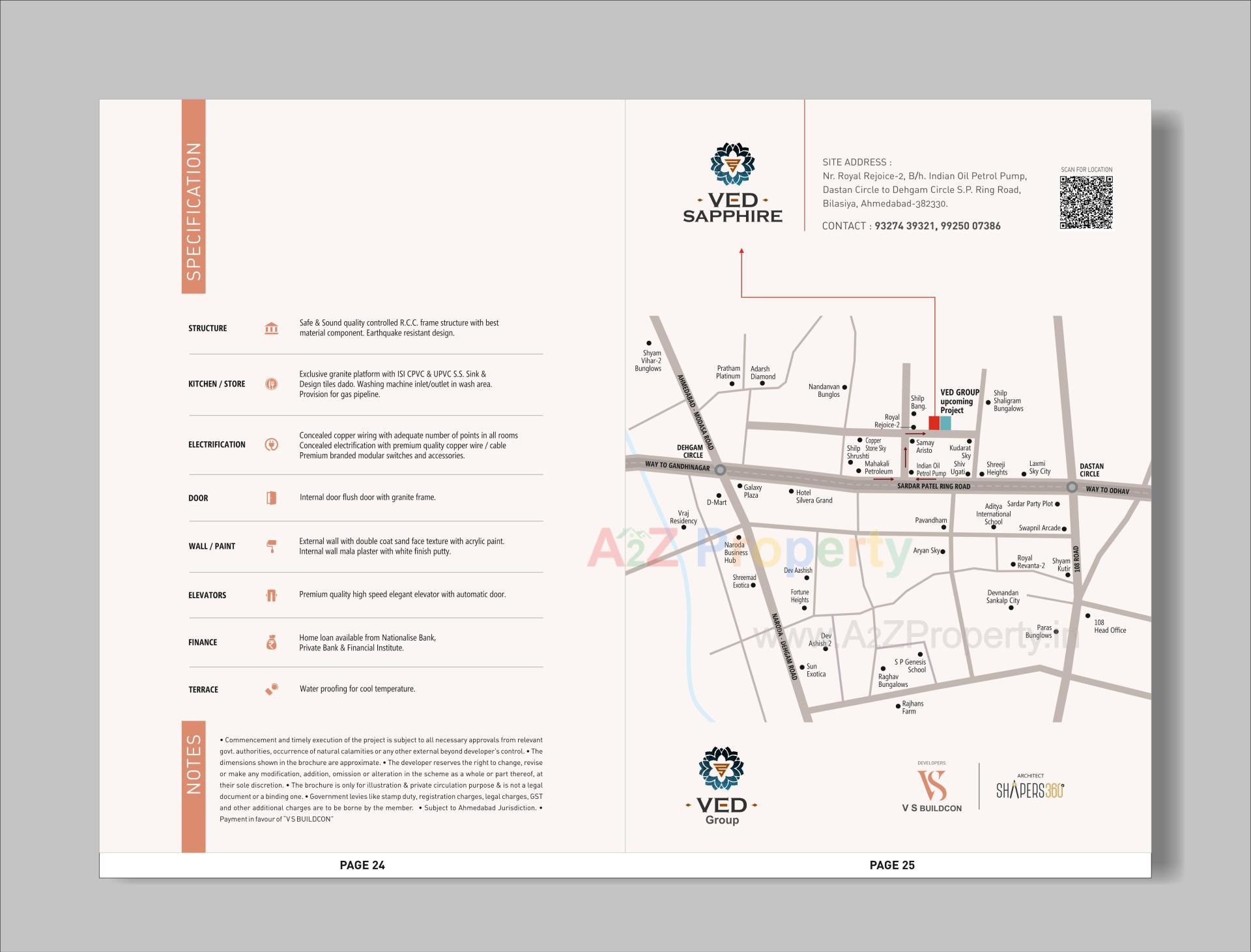  of real estate project Ved Sapphire located at Bilasiya, Ahmedabad, Gujarat