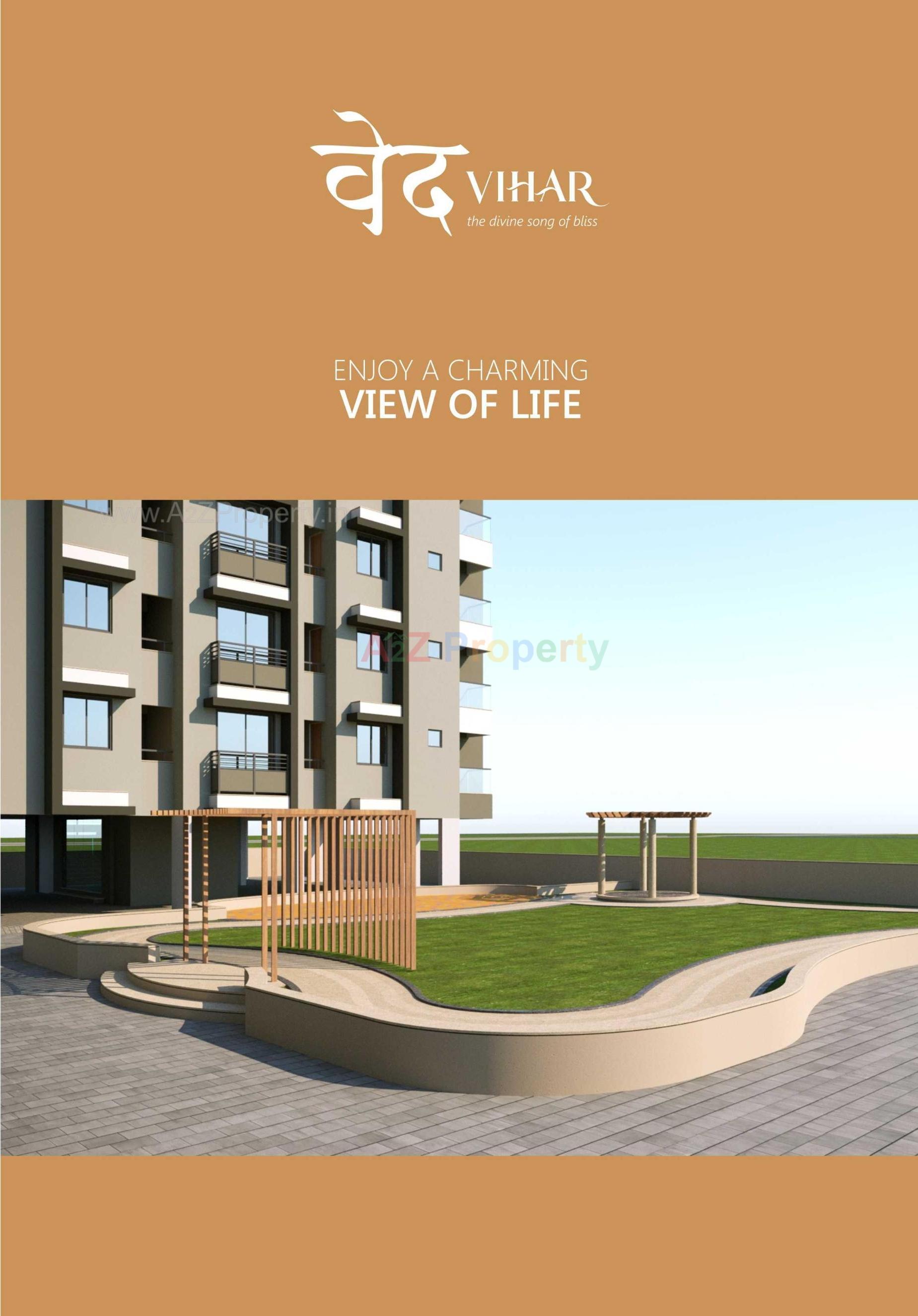 3D Elevation of real estate project Ved Vihar located at Vastral, Ahmedabad, Gujarat