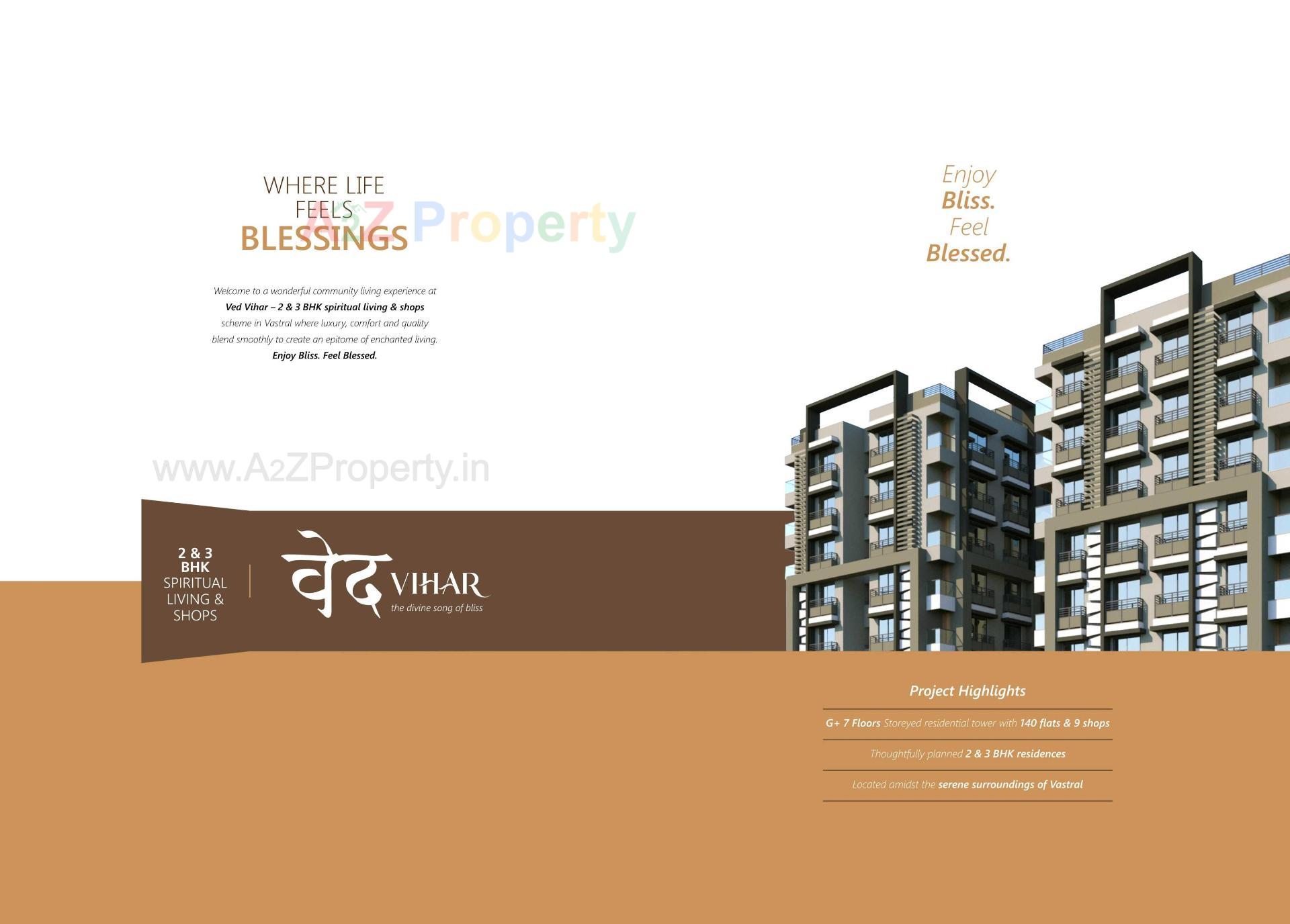  of real estate project Ved Vihar located at Vastral, Ahmedabad, Gujarat