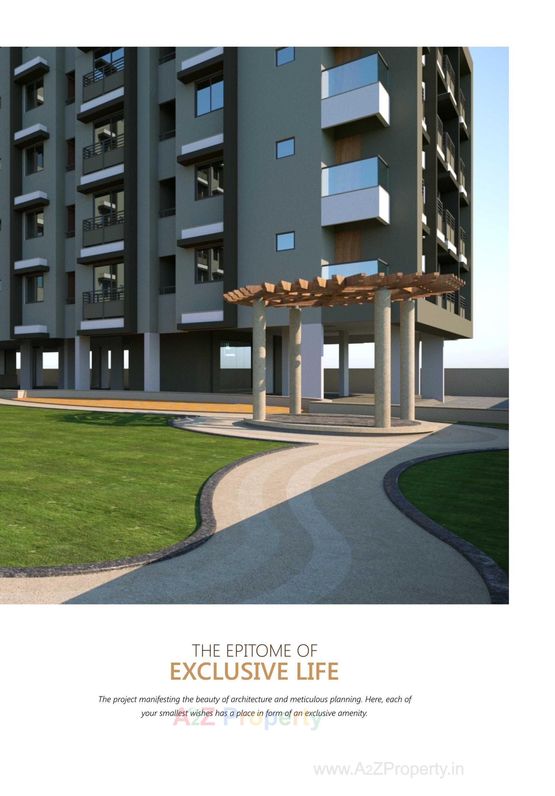 3D Elevation of real estate project Ved Vihar located at Vastral, Ahmedabad, Gujarat